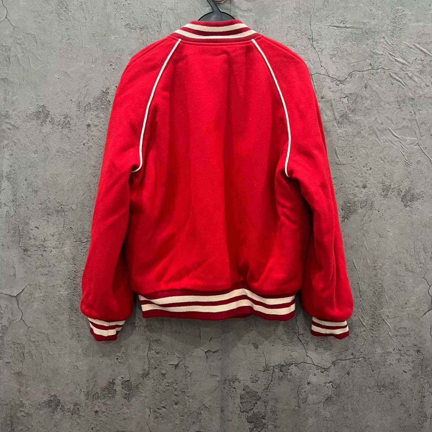 Gucci Gucci Red Cat Lamb Wool Baseball Jacket Size US S / EU 44-46 / 1 - 2 Thumbnail