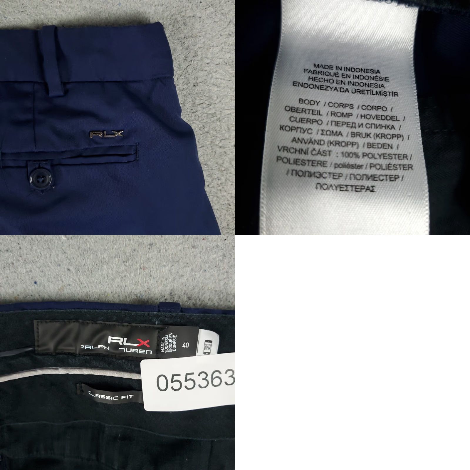 Ralph Lauren RLX Ralph Lauren Shorts Mens Size 40 Blue Golf Casual Flat Front Chino Size US 40 / EU 56 - 8 Thumbnail