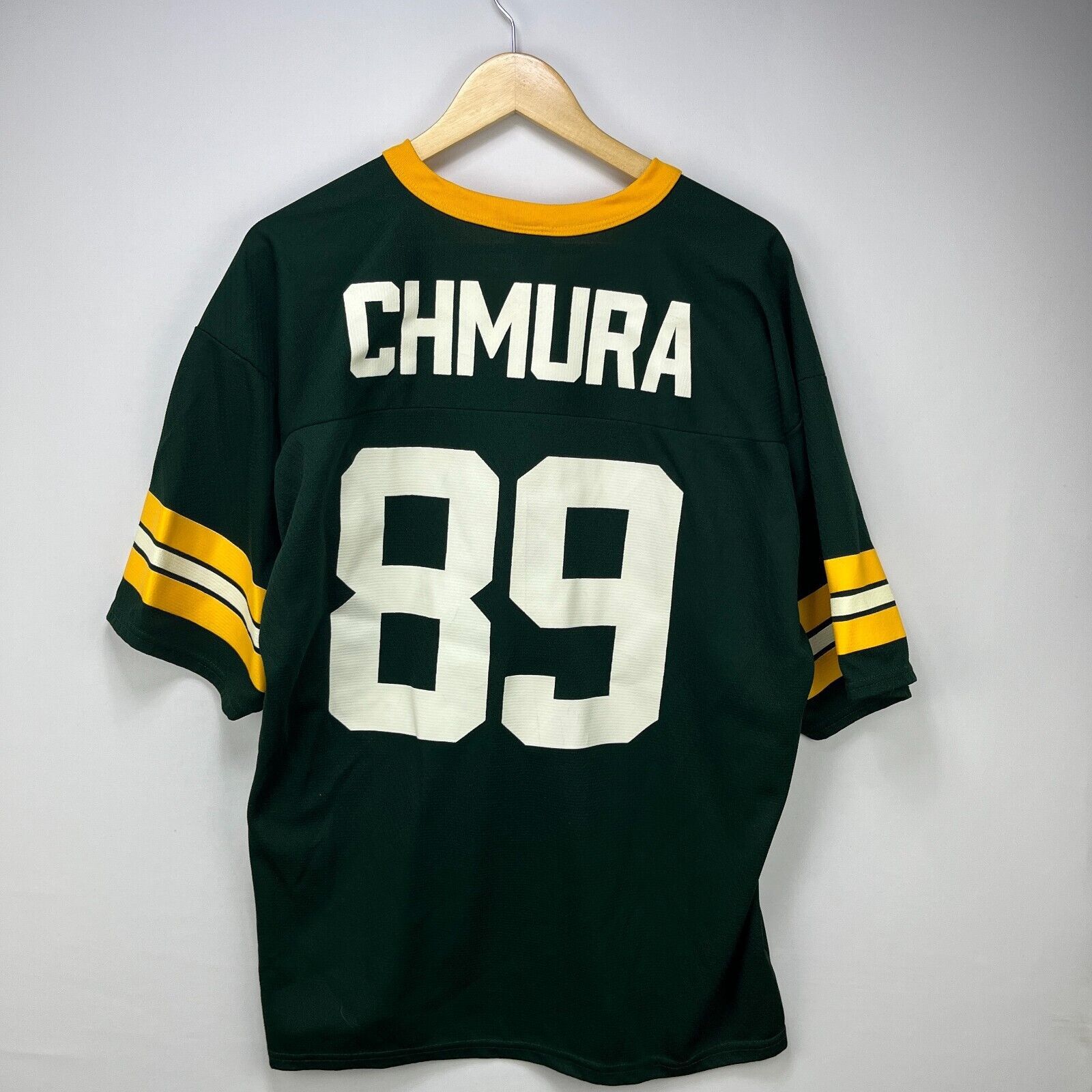 Vintage Vintage 90s Green Bay Packers Logo 7 Chmura #89 Jersey Large Size US L / EU 52-54 / 3 - 3 Thumbnail