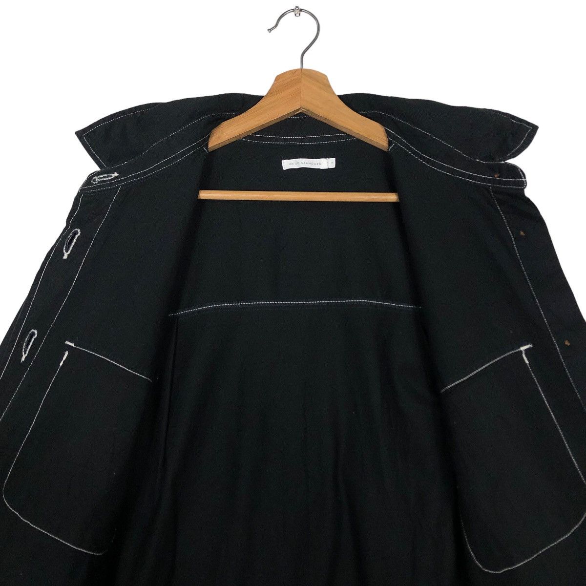 Japanese Brand 🔥Vtg Chore Jacket Wego Standard Black Issey Miyake Design Size US L / EU 52-54 / 3 - 12 Thumbnail