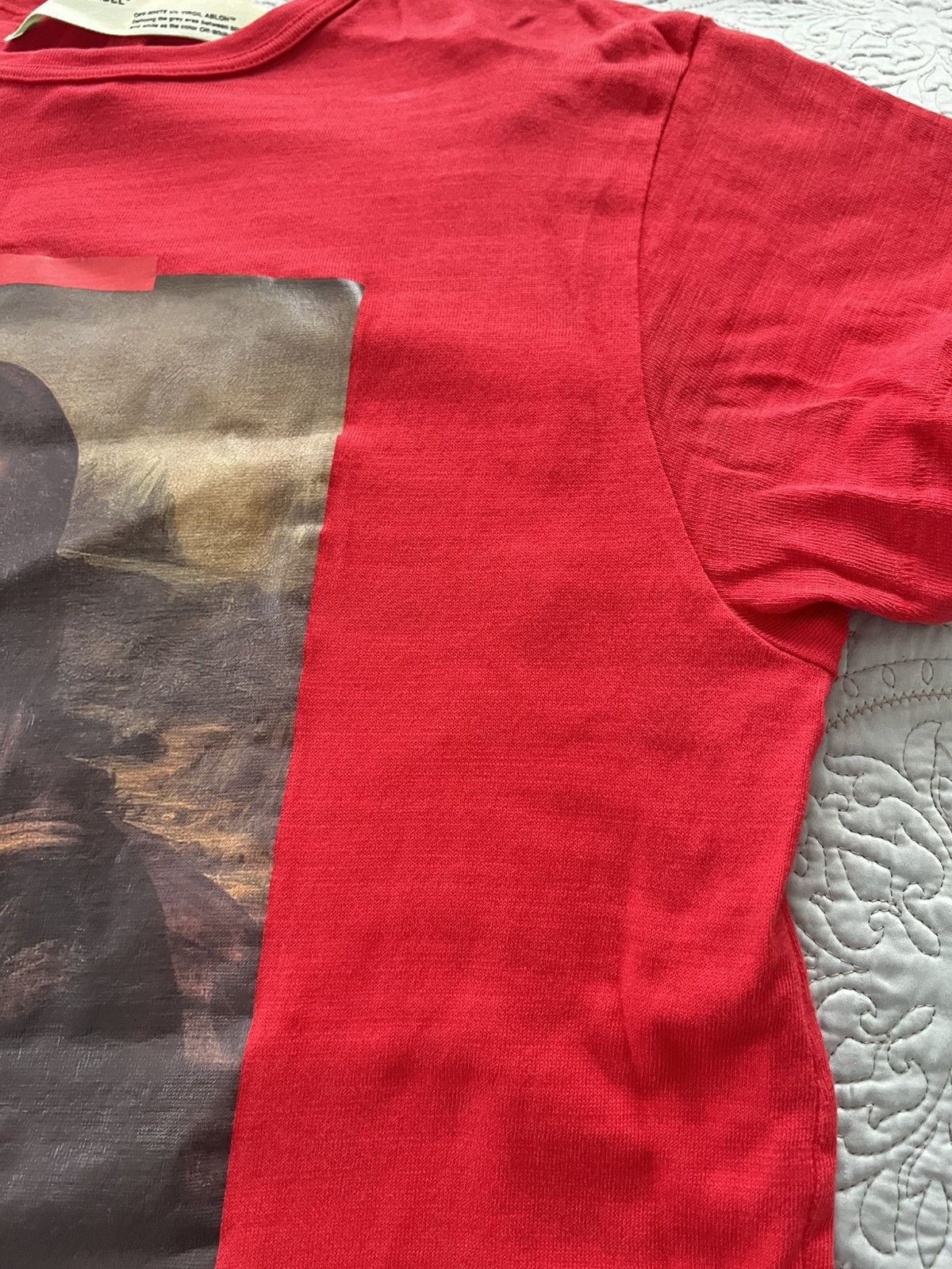 Off-White OFF-WHITE VIRGIL ABLOH 2013 MONALISA RED T-SHIRT SIZE SMALL Size US S / EU 44-46 / 1 - 6 Thumbnail