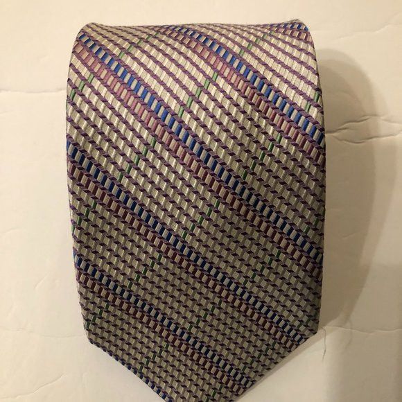 Jhane Barnes JHANE BARNES MEN'S NEW 100%SILK NECK TIE 3 3/4" X 57 1/2" Size ONE SIZE - 1 Thumbnail