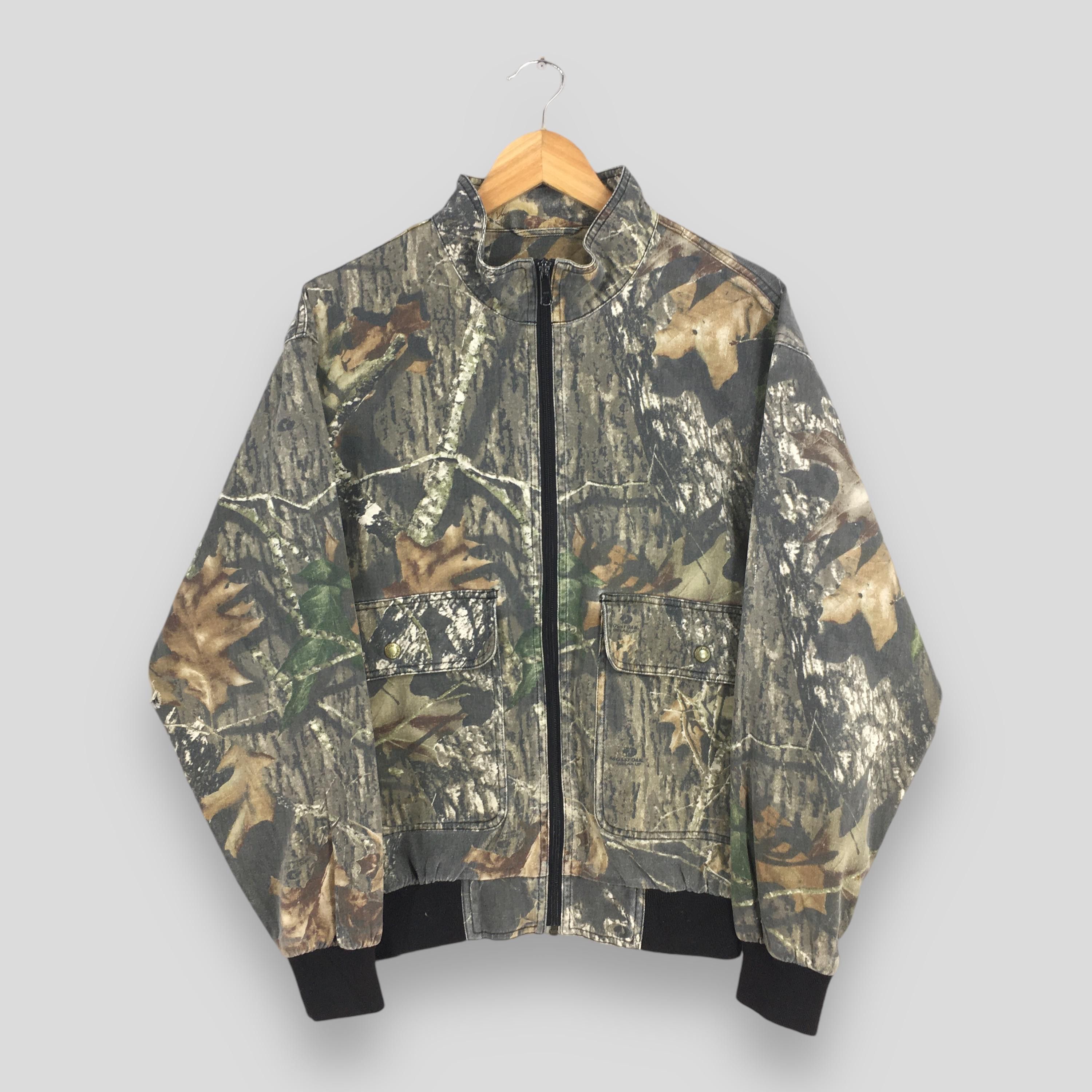 Cabelas Vintage Cabela's Mossy Oak Tree Camo Zipper Jacket Medium Size US M / EU 48-50 / 2 - 1 Thumbnail