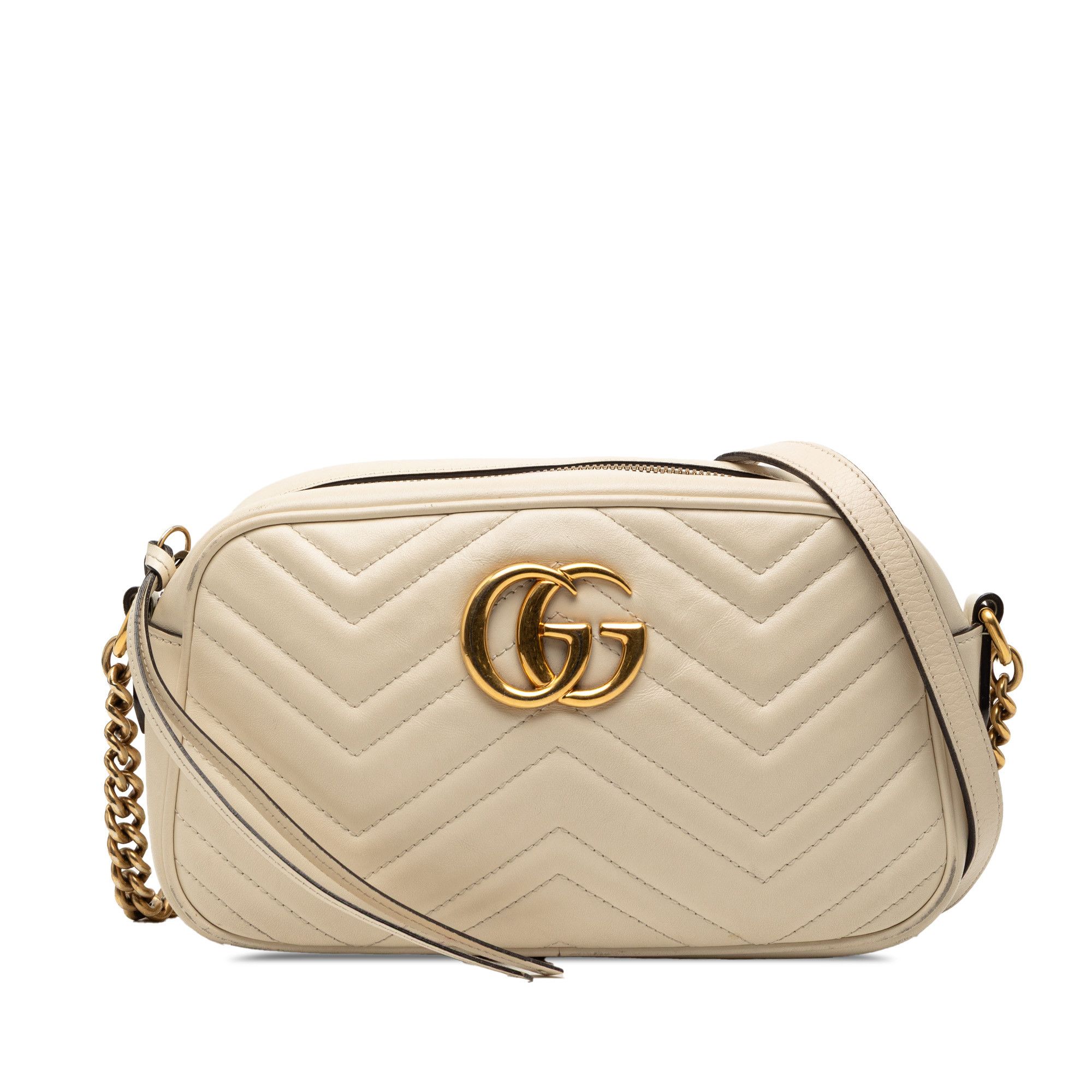 Gucci Gucci Small GG Marmont Matelasse Leather Crossbody Size ONE SIZE - 1 Thumbnail