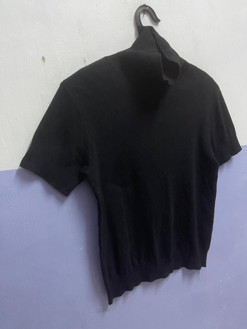 agnes b. agnes b. TS Cotton Turtleneck Cut and Sew Crop Size S / US 4 / IT 40 - 3 Thumbnail