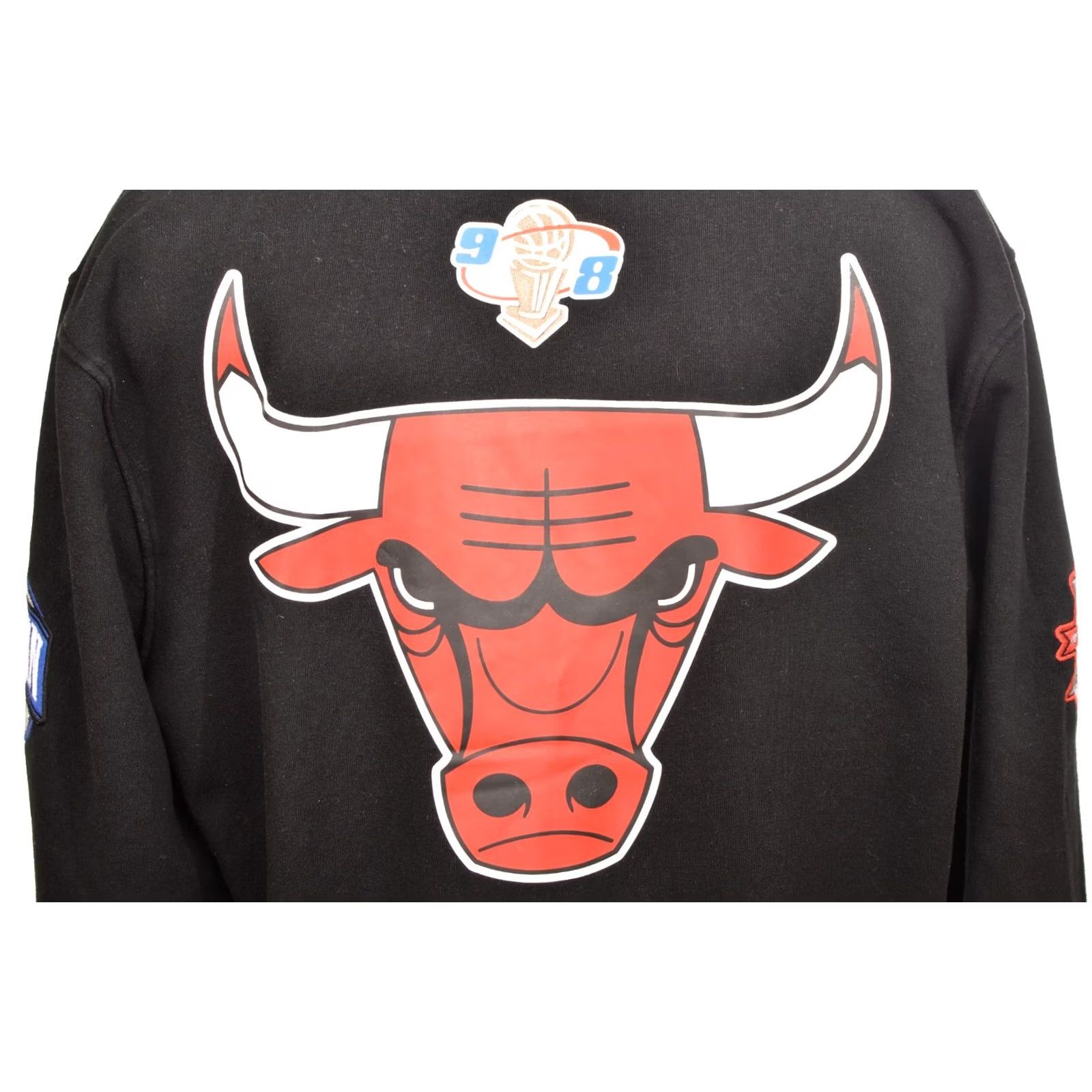 Mitchell & Ness MITCHELL NESS Chicago Bulls 20th Anniversary 1st Championship Sweatshirt L Black MENS Shirts Size US L / EU 52-54 / 3 - 6 Thumbnail