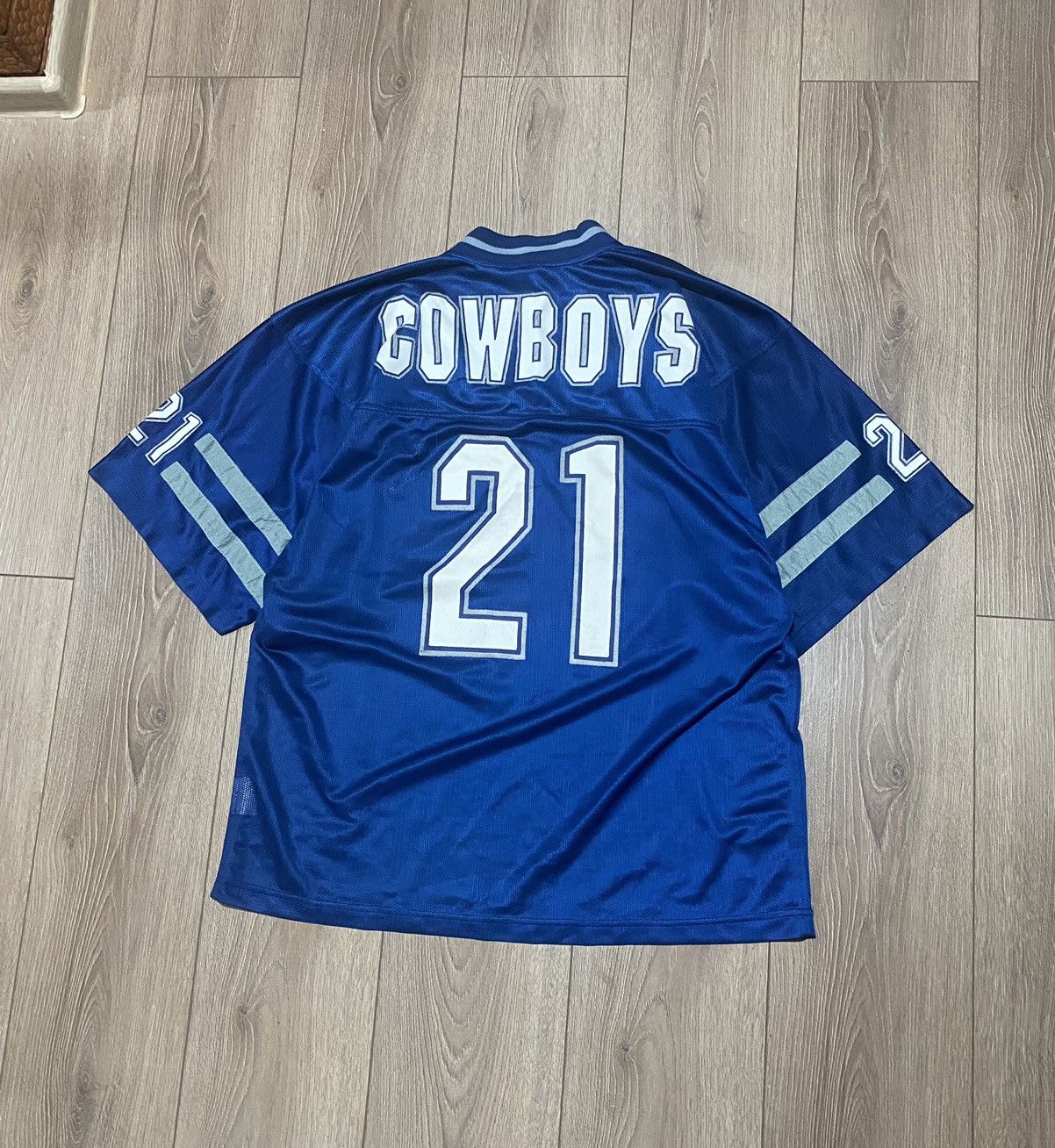Other Dallas Cowboys Campri Jump Around Jersey Shirt 1996 NFL Size US XL / EU 56 / 4 - 4 Thumbnail