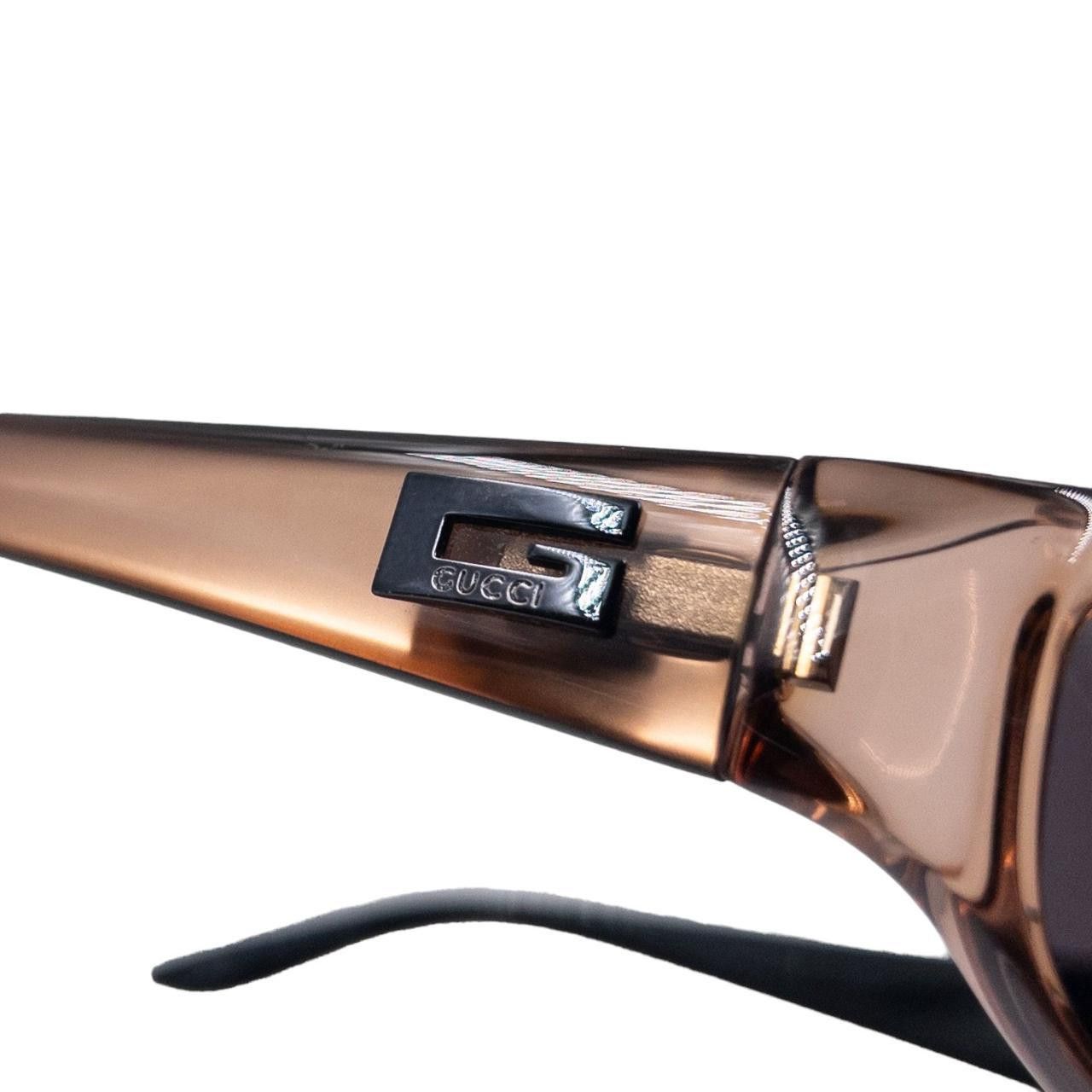 Gucci Vintage Gucci Logo Sunglasses Size ONE SIZE - 3 Thumbnail