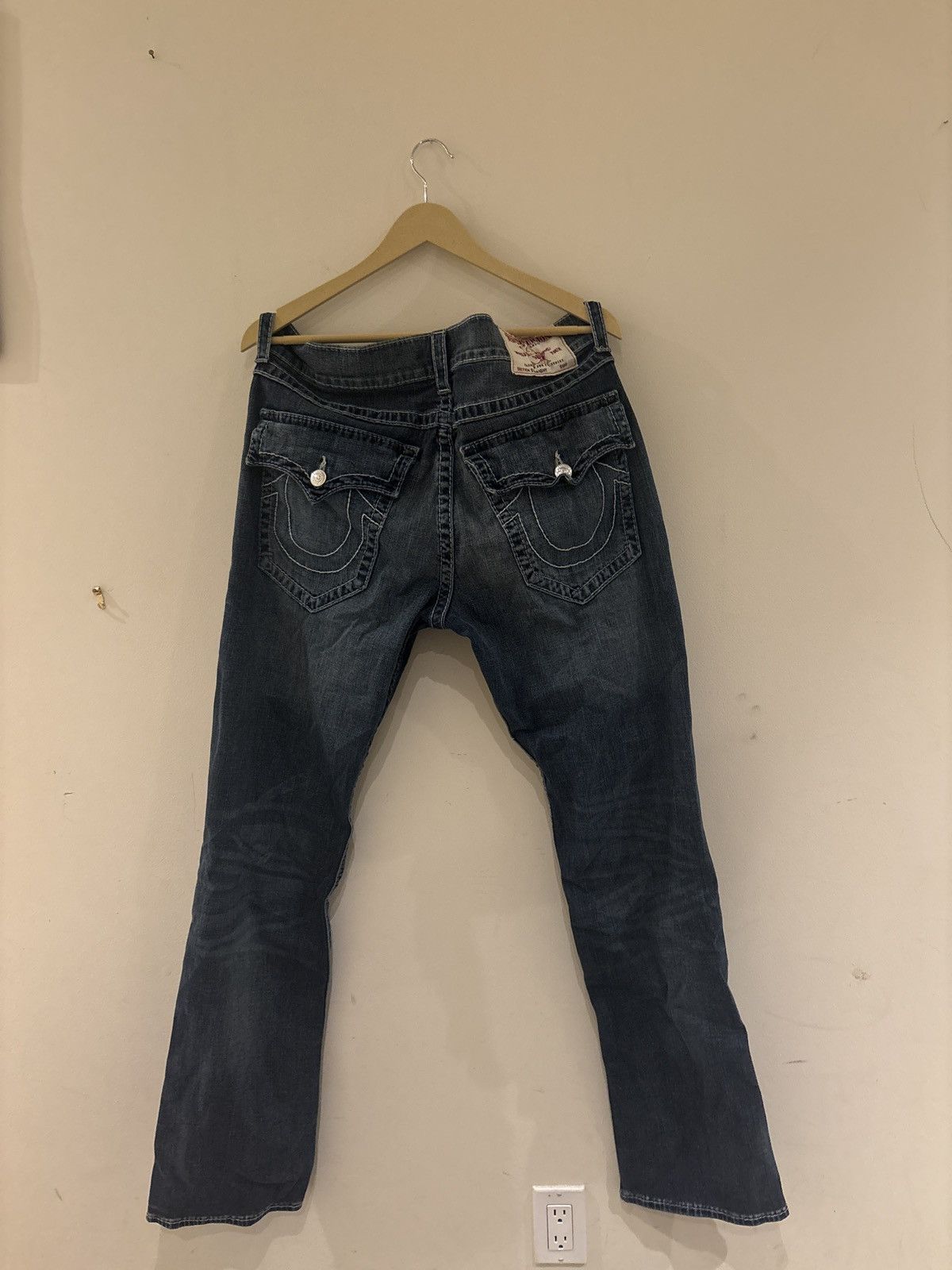 True Religion Vintage True Religion Straight Fit Jeans Size US 36 / EU 52 - 3 Thumbnail