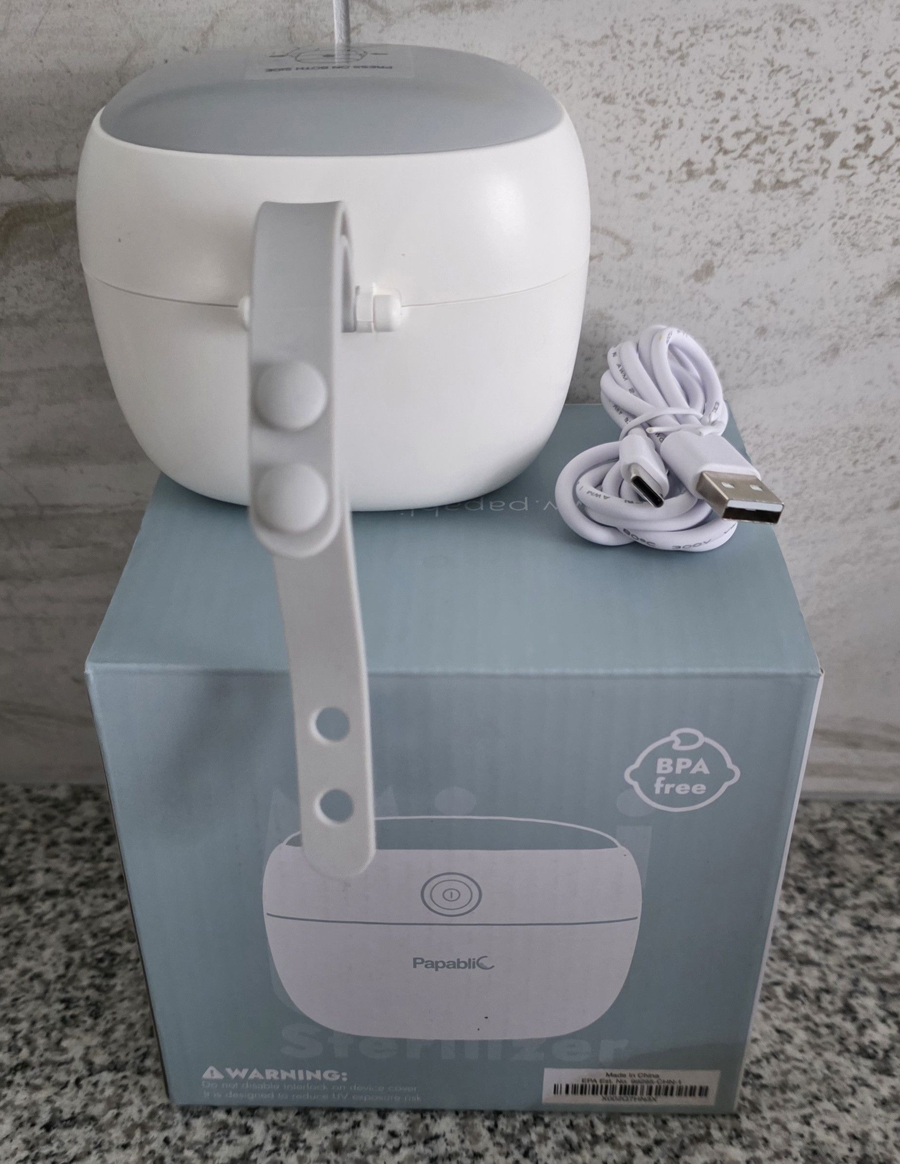 Other New Papablic Portable Pacifier Sanitizer, UV Case Size ONE SIZE - 3 Thumbnail