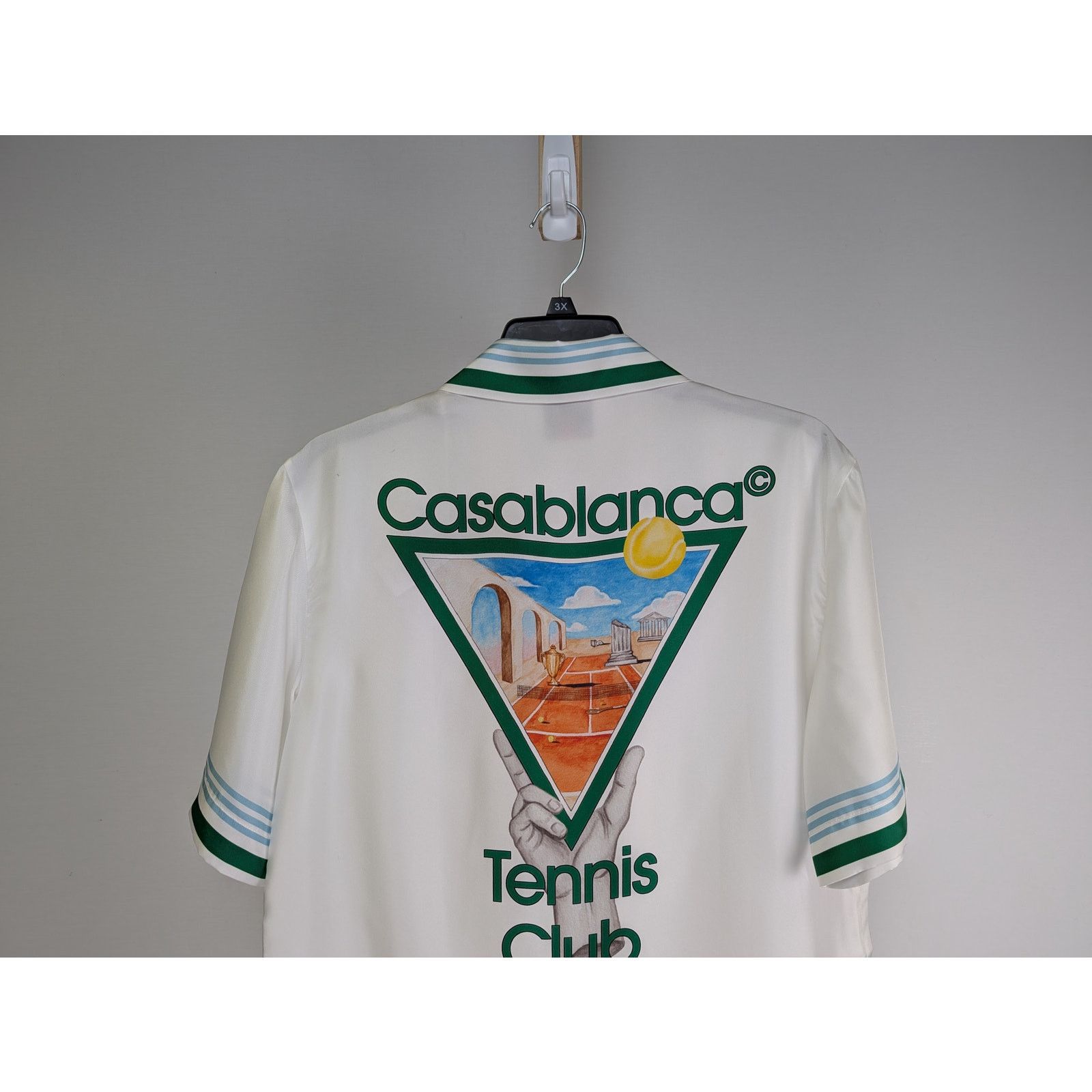 Casablanca o1rshd1 Metaphysical Tennis Short Sleeve Curban Collar Shirt Size US M / EU 48-50 / 2 - 9 Thumbnail