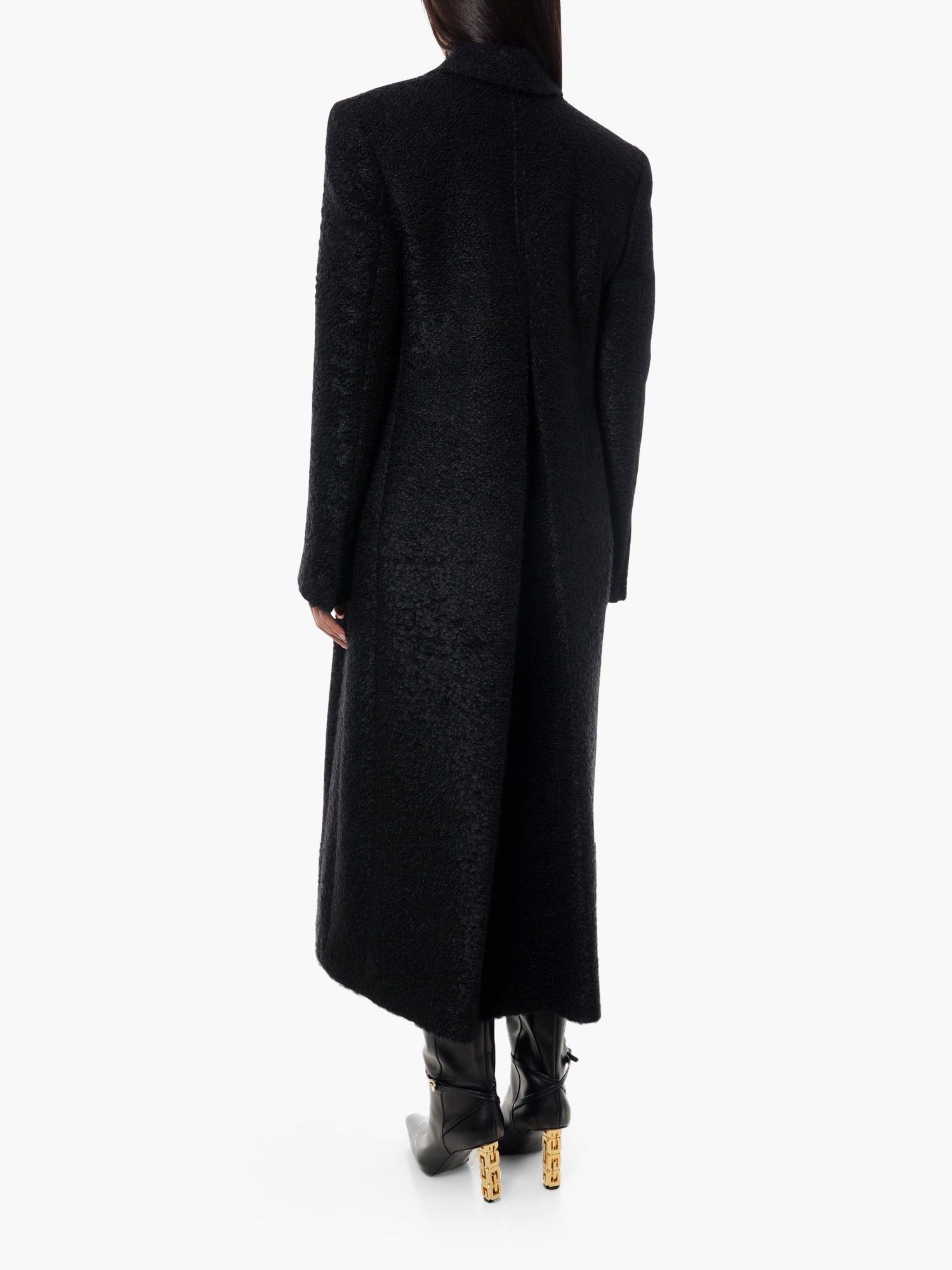 Givenchy o1w1db10325 Button Coat in Black Size M / US 6-8 / IT 42-44 - 5 Thumbnail