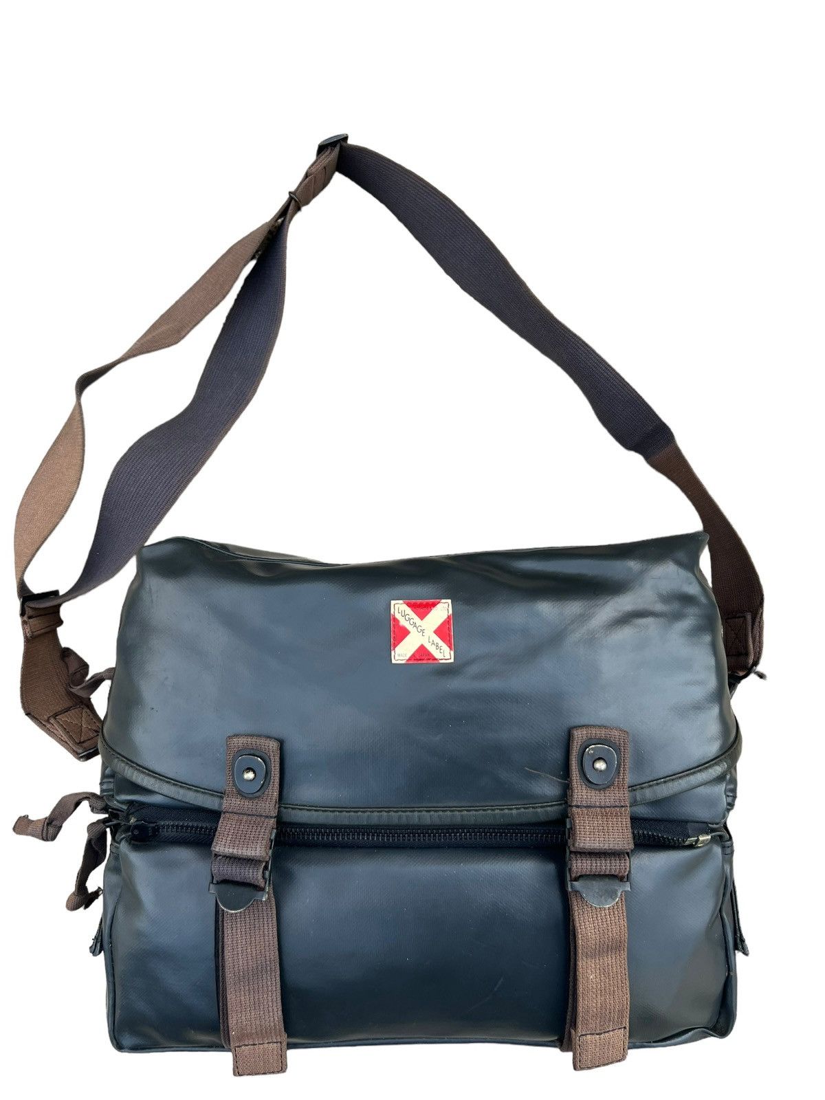 Japanese Brand Vintage Luggage Label Yoshida Tarpaulin Messenger Bag Size ONE SIZE - 5 Thumbnail