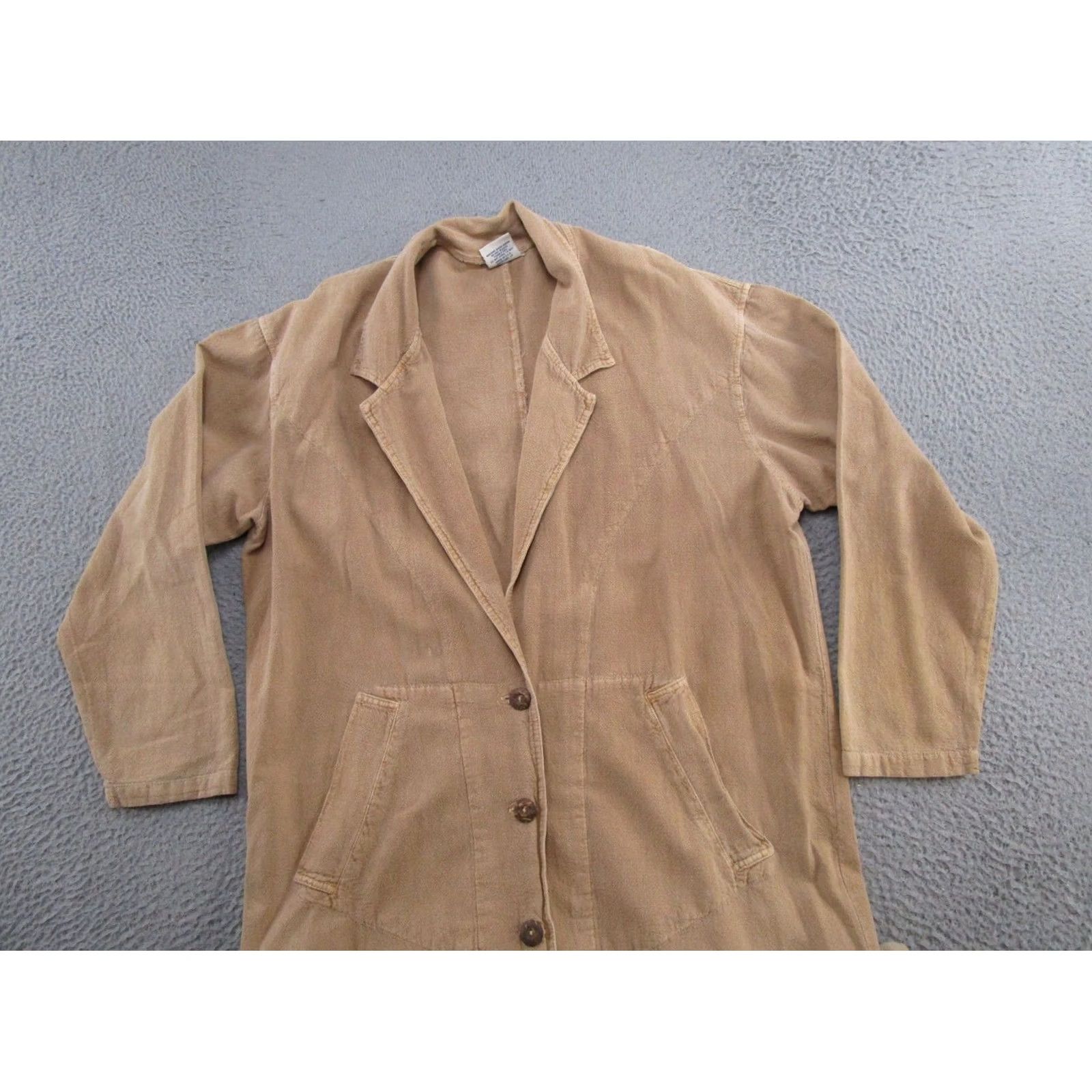 Vintage Vintage USA Cotton Duster Button Front Canvas Jacket Dress Size M Western Size M / US 6-8 / IT 42-44 - 3 Thumbnail