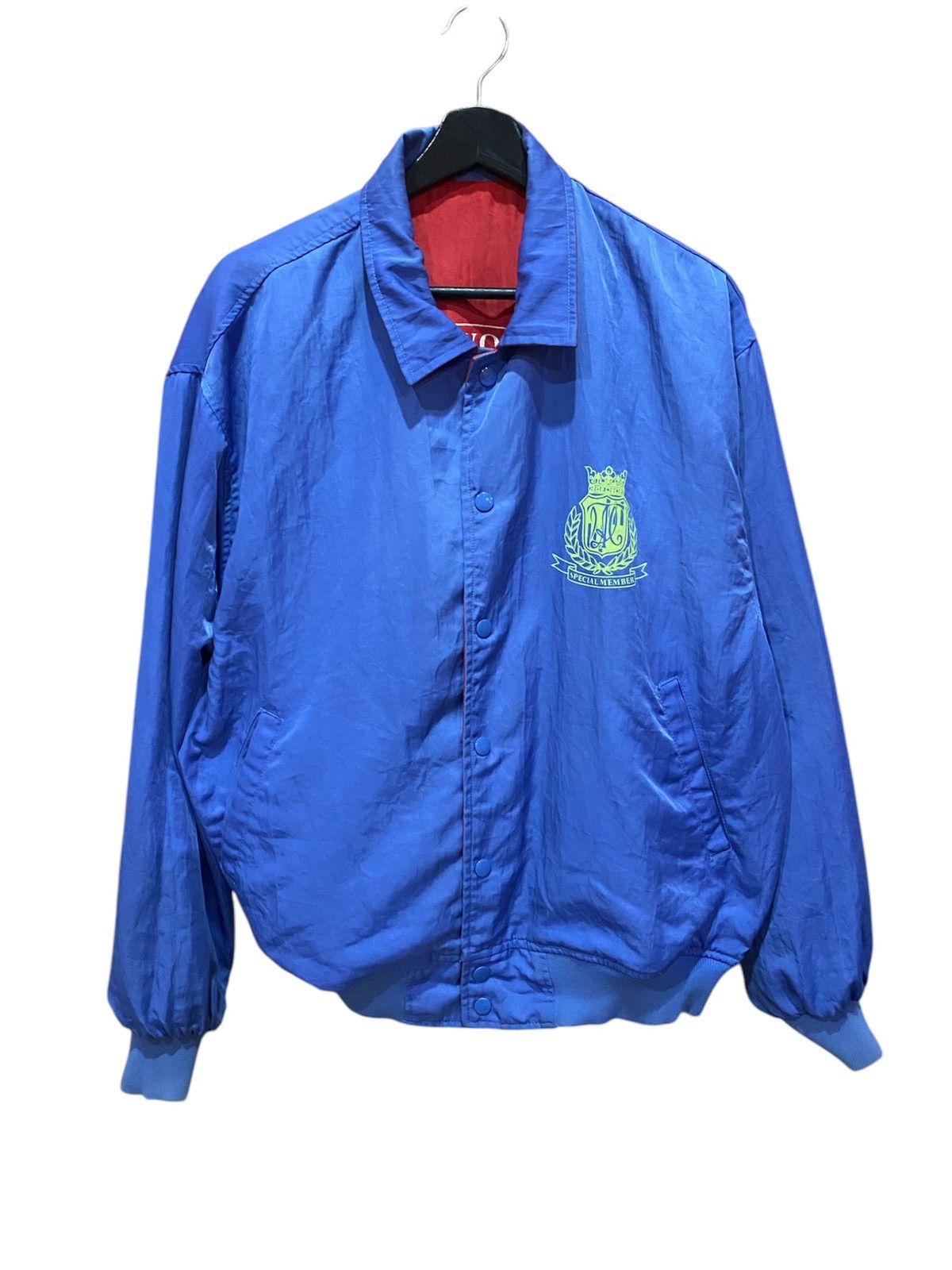 Vintage VINTAGE 80S VOLLEYBALL VARSITY REVERSIBLE JACKET Size US L / EU 52-54 / 3 - 3 Thumbnail