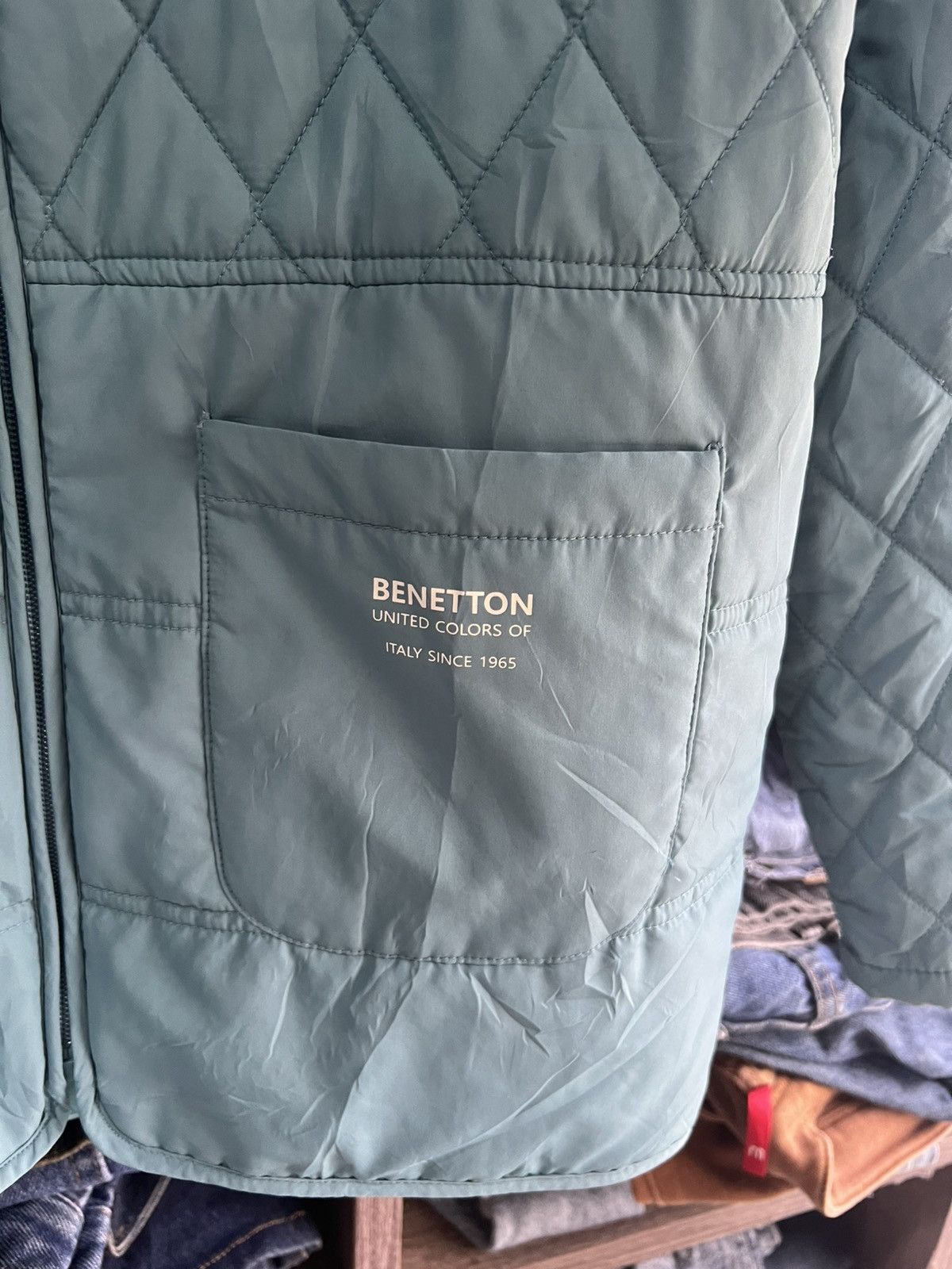 United Colors Of Benetton 🔥Stile Benetton United Colors of Benetton Quilted Jacket Size S / US 4 / IT 40 - 8 Thumbnail