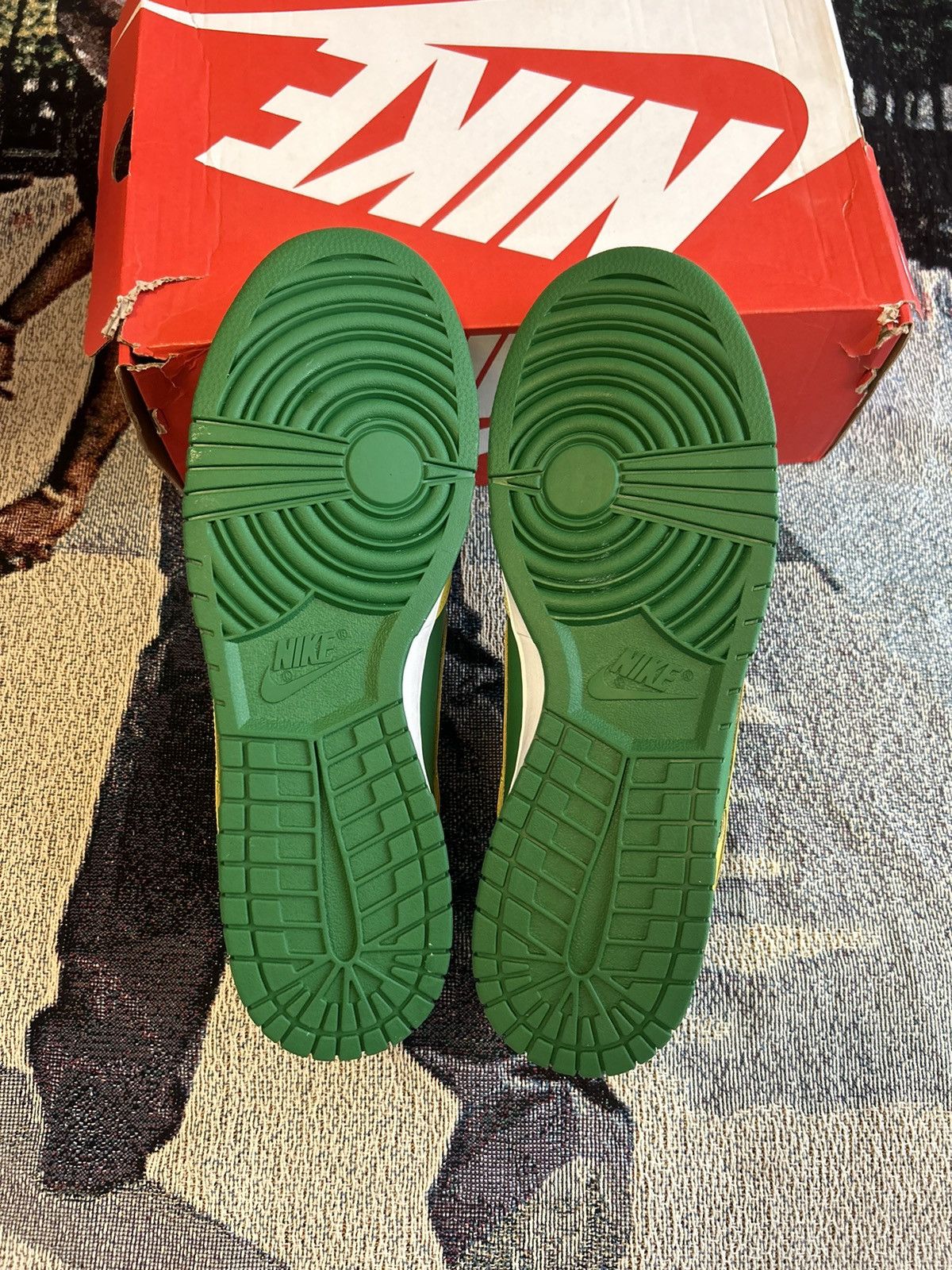 Nike Nike Dunk Low Reverse Brazil Size US 13 / EU 46 - 5 Thumbnail