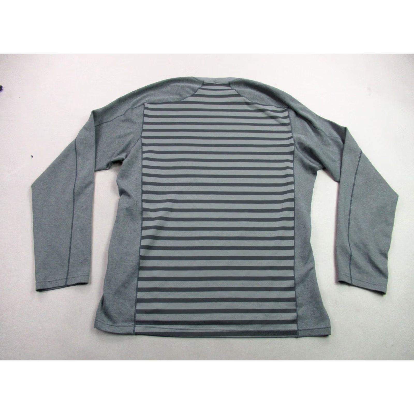 Patagonia Patagonia Mens Medium Gray Long Sleeve Crew Neck Outdoor Stripes Shirt Size US M / EU 48-50 / 2 - 5 Thumbnail