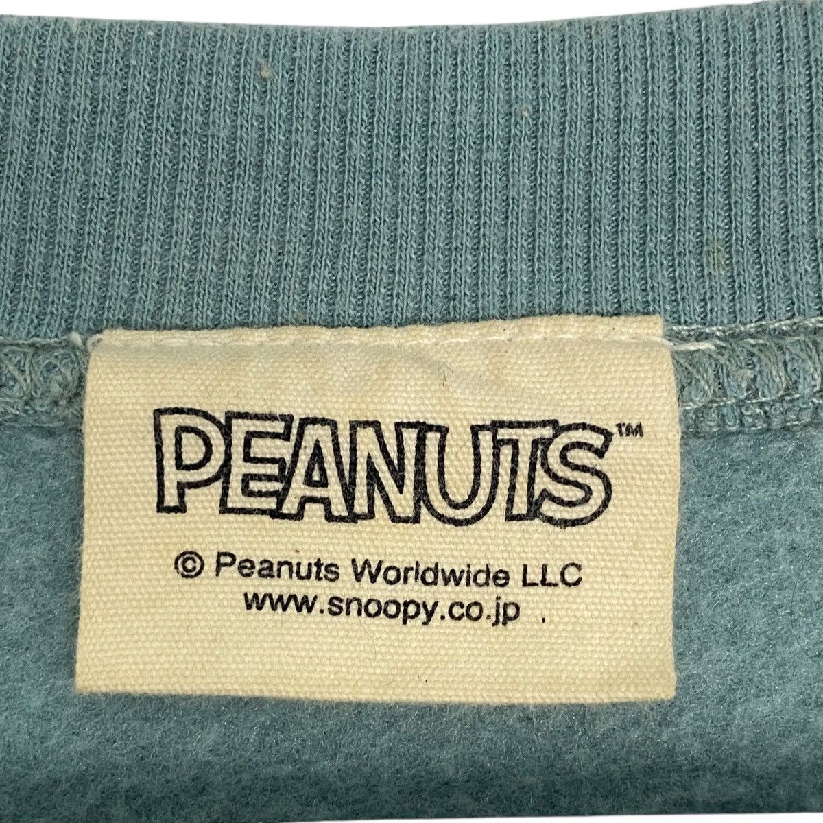 Vintage Vintage Peanuts Printed Crewneck Sweatshirt Green Size L Size US L / EU 52-54 / 3 - 6 Thumbnail