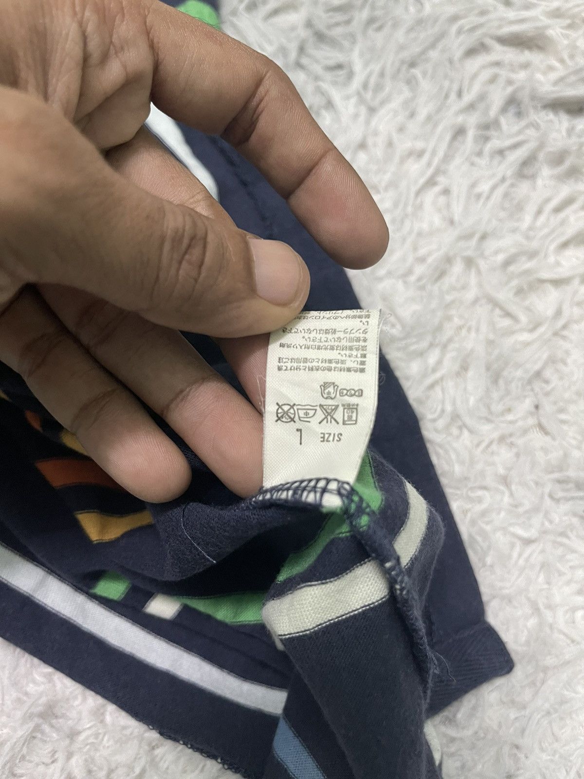 Japanese Brand × Levi's Vintage Clothing × Vintage 90s LEVIS STRIPES POLO SHIRT RARE DESIGN Size US M / EU 48-50 / 2 - 10 Thumbnail