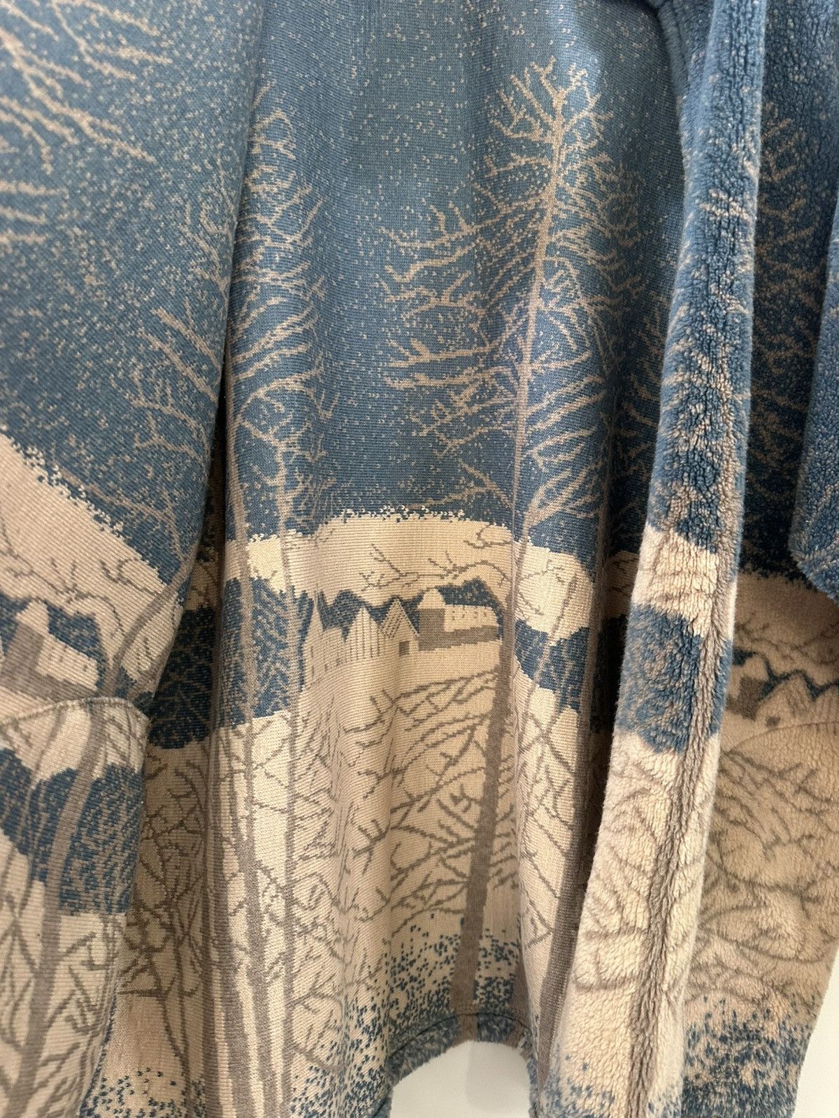 Vintage Vintage Fleece 90s George Vine Landscape AOP Size Large Size US L / EU 52-54 / 3 - 7 Thumbnail