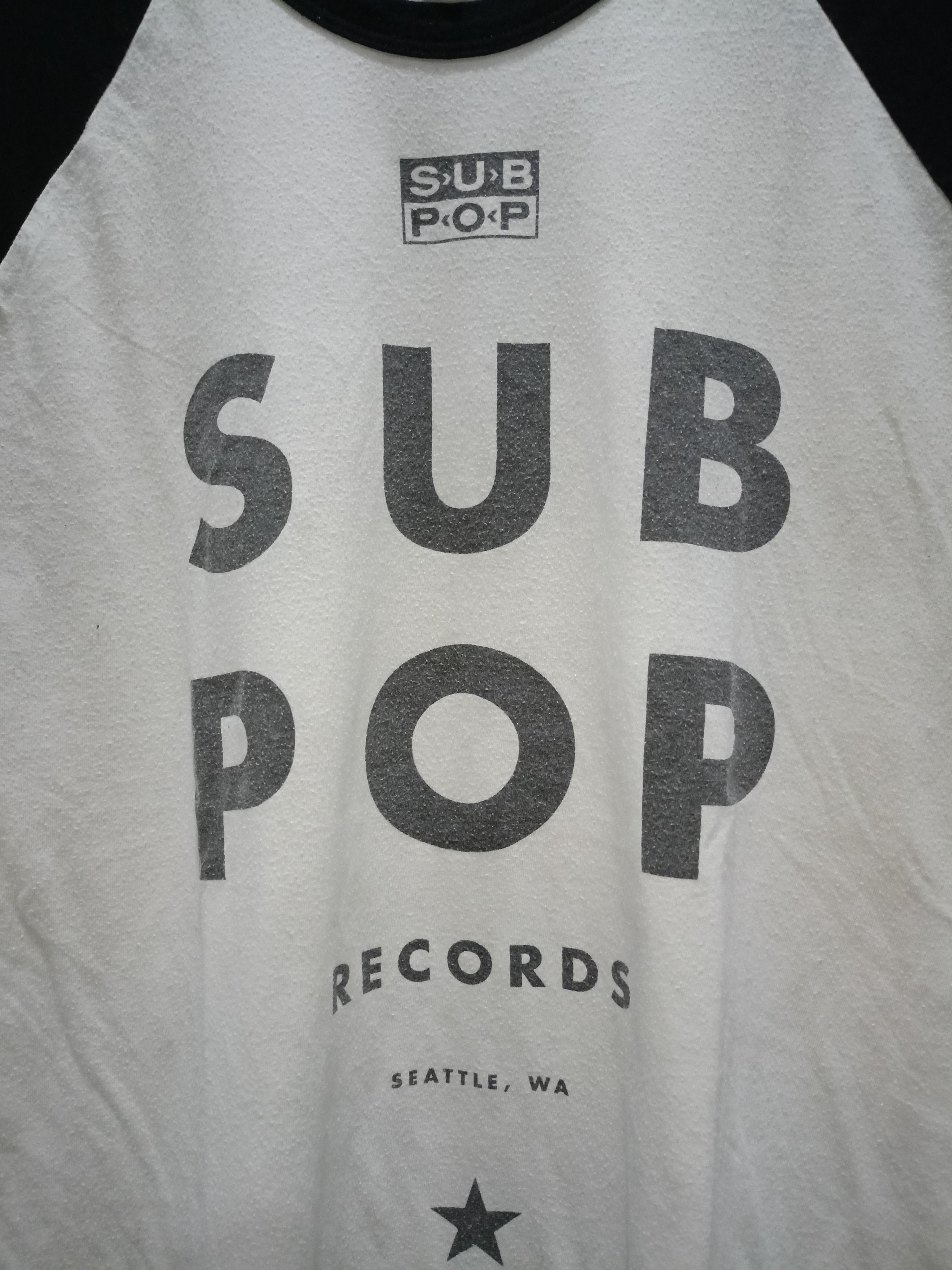 Band Tees TSHIRT : SUB POP - RECORDS 3Q Size US L / EU 52-54 / 3 - 6 Thumbnail