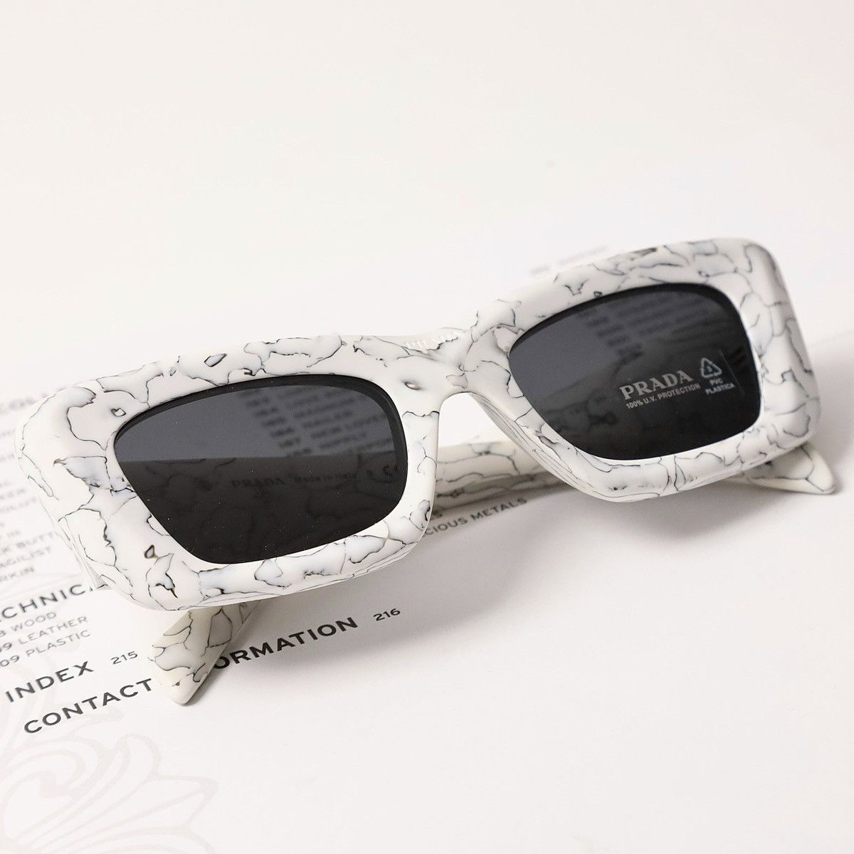 Prada PRADA 0PR 13ZS SUNGLASSES Size ONE SIZE - 6 Thumbnail