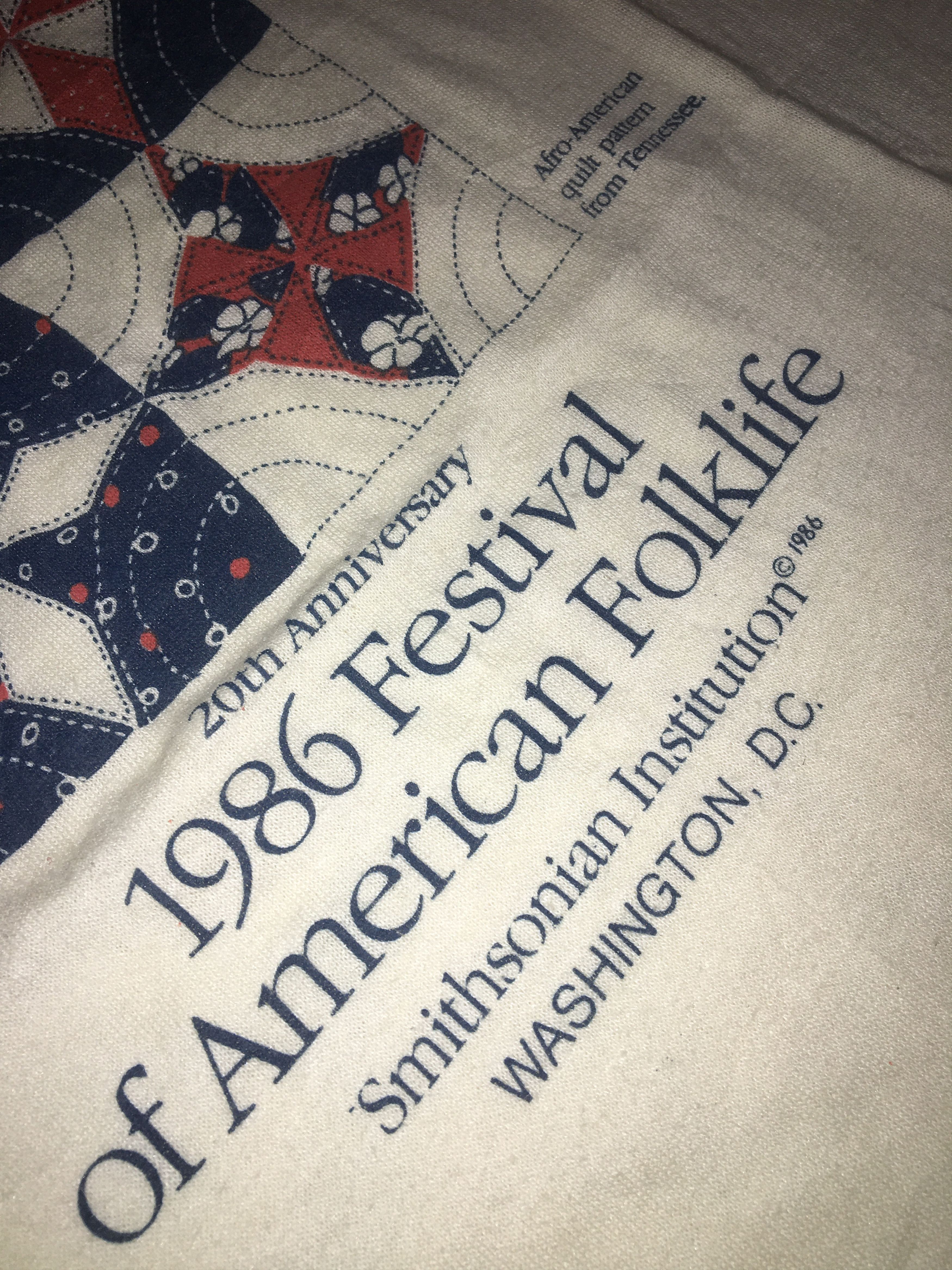Vintage Vintage 1986 Festival Of American Folklife Shirt Size US S / EU 44-46 / 1 - 5 Thumbnail