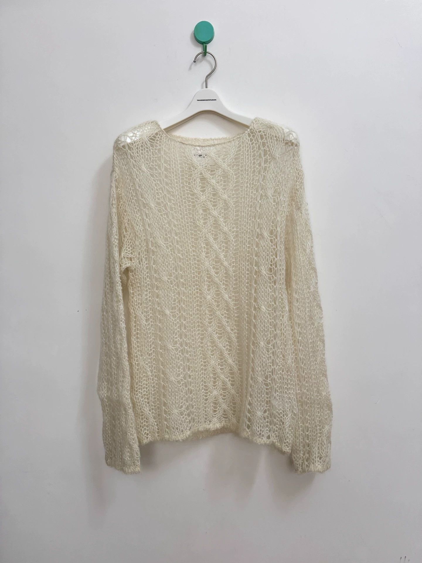 Takahiromiyashita The Soloist. TAKAHIROMIYASHITA THE soloist open knit sweater 44 Size US S / EU 44-46 / 1 - 1 Thumbnail