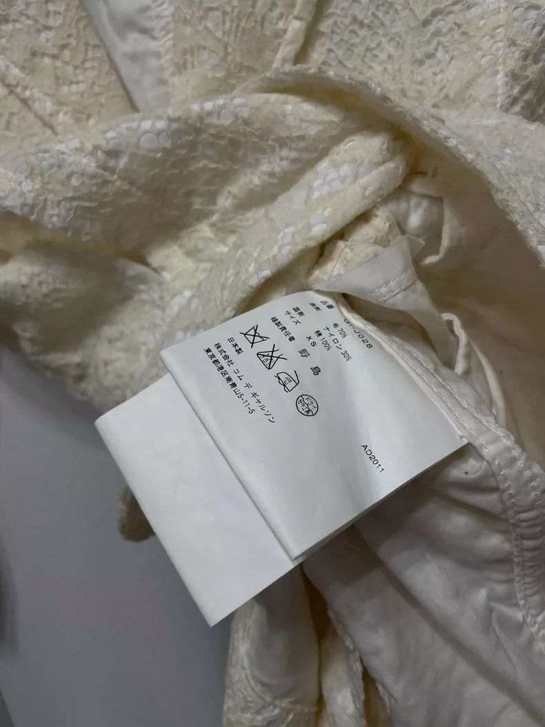 Comme des Garcons Comme Des Garcons Skinny lace beige three-quarter sleeve b Size XS / US 0-2 / IT 36-38 - 6 Thumbnail