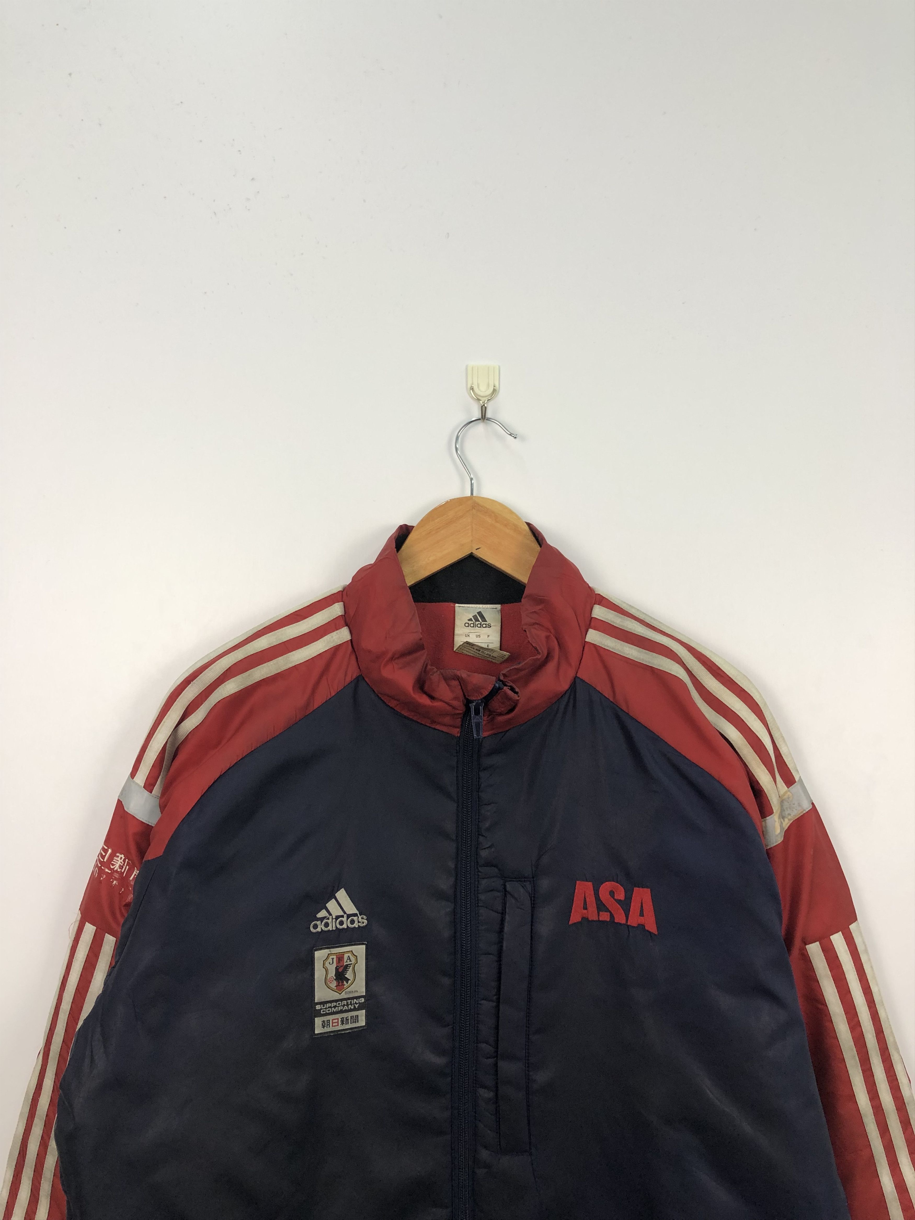Adidas Vintage Adidas Japan Football League Zipper Jacket J0253 Size US L / EU 52-54 / 3 - 2 Thumbnail