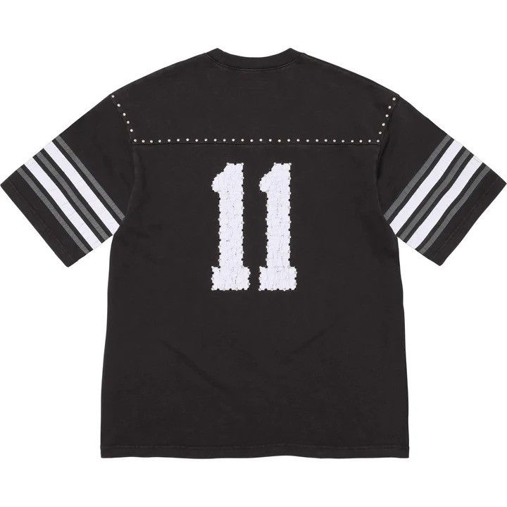 Supreme Supreme Studded Short Sleeve Football Top Black Size CL Size US XL / EU 56 / 4 - 2 Thumbnail