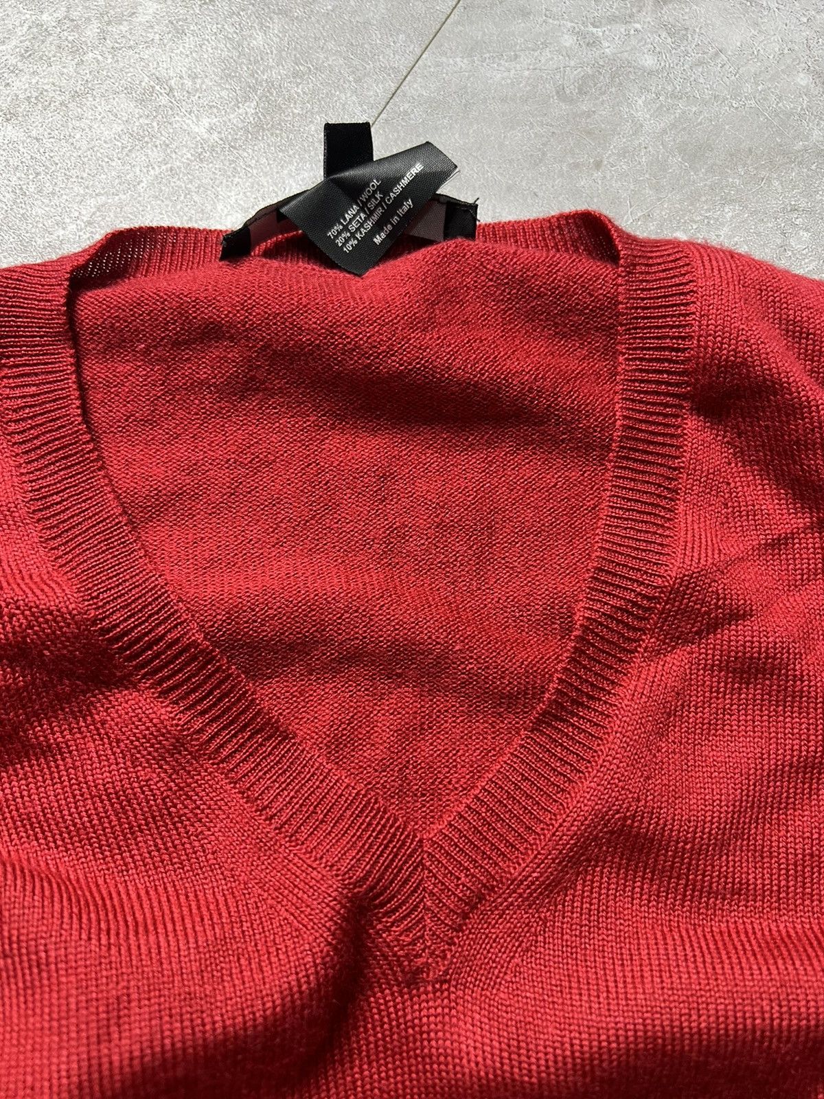 Gucci Gucci x Tom ford Wool silk cashmere blend knit sweater Size US L / EU 52-54 / 3 - 2 Thumbnail