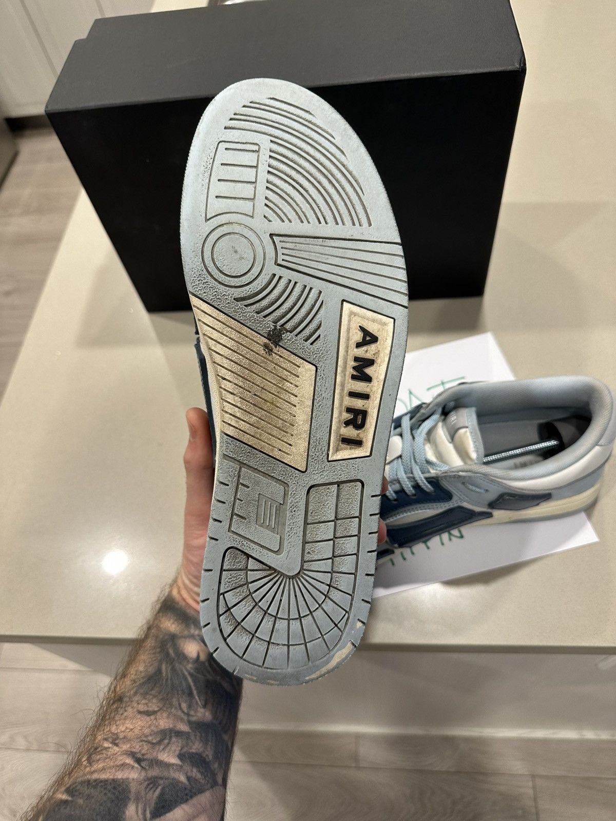 Amiri Amiri Skeleton Low Top Sneaker Size 12 Size US 12 / EU 45 - 10 Thumbnail
