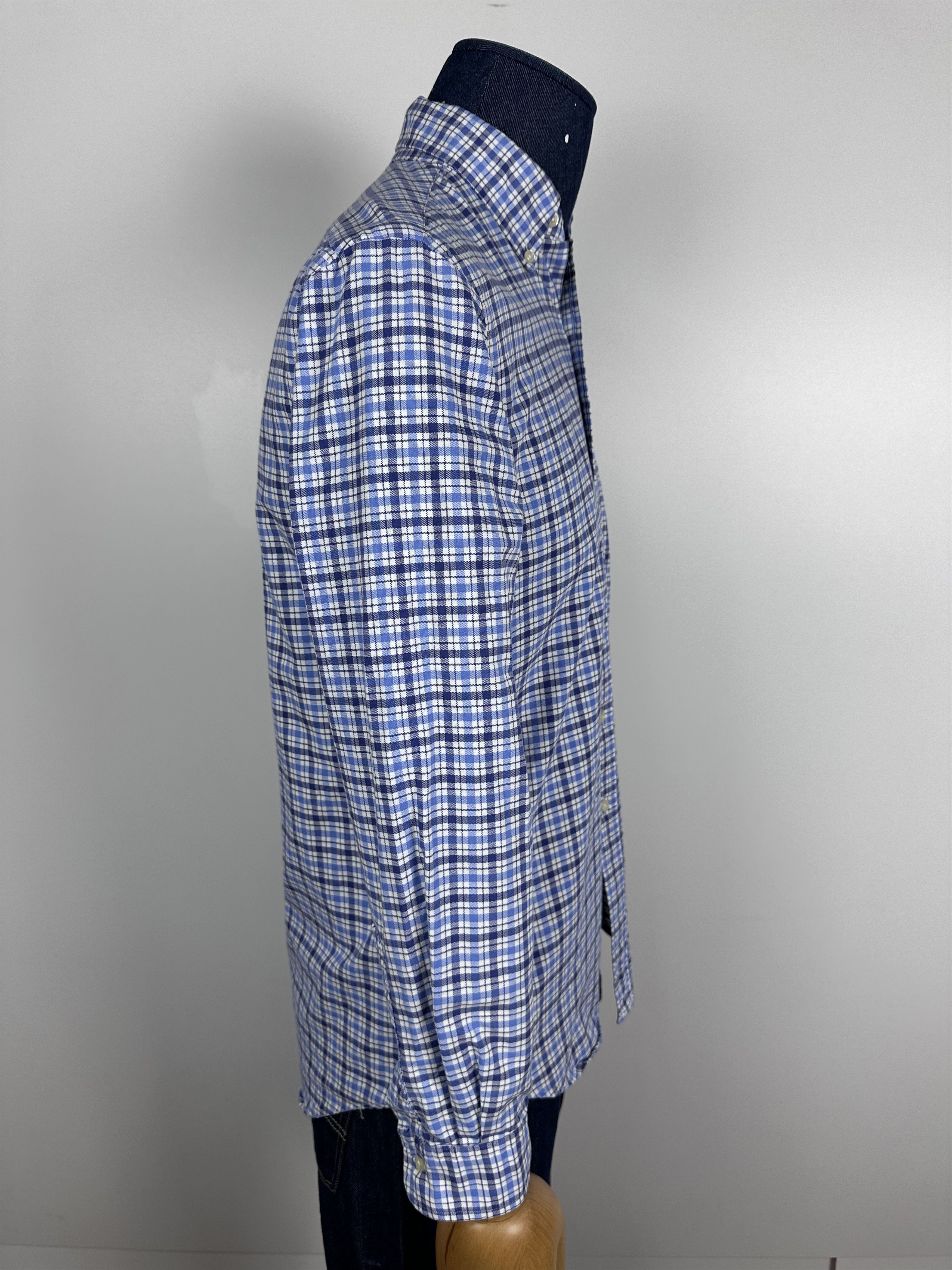 Polo Ralph Lauren × Ralph Lauren Ralph Lauren Button Down Shirt Blue Plaid Long Sleeve Size S Size US S / EU 44-46 / 1 - 7 Thumbnail
