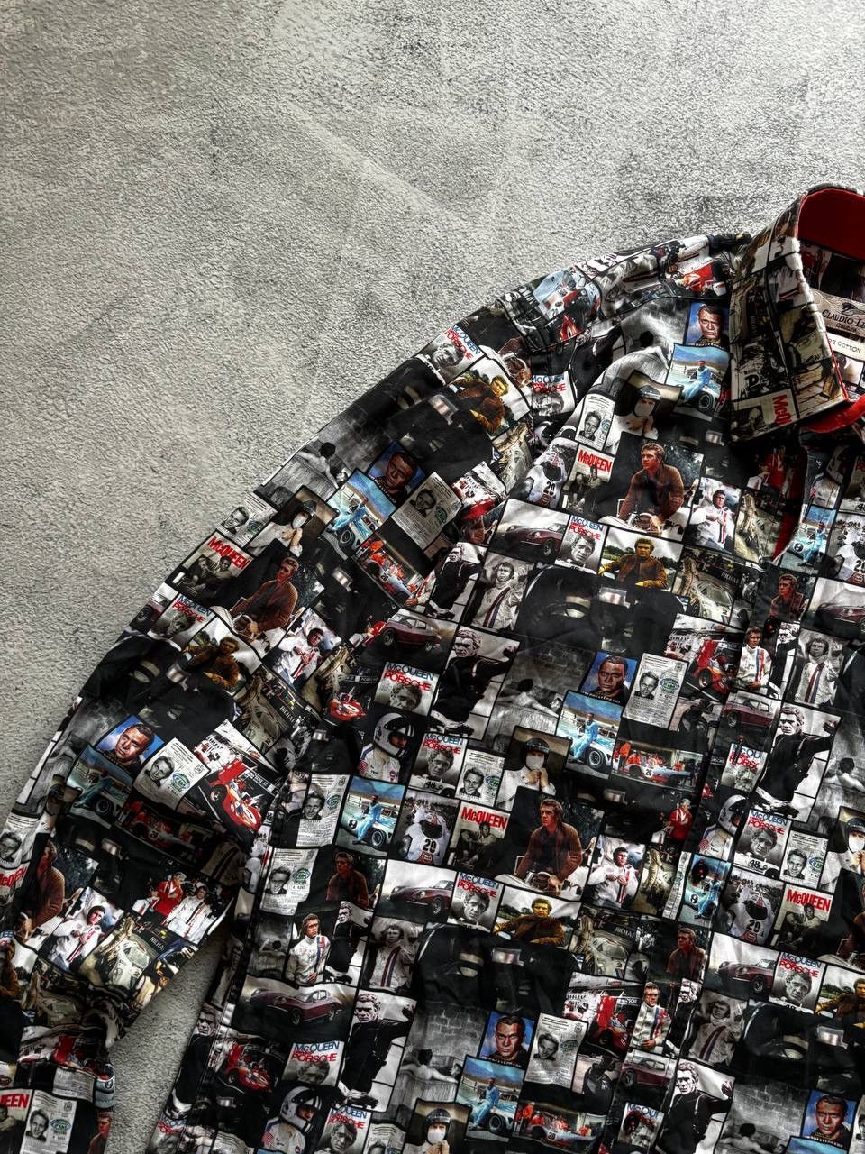 Japanese Brand McQueen Porsche Logo distressed shirt Claudio Lugli Size US M / EU 48-50 / 2 - 4 Thumbnail
