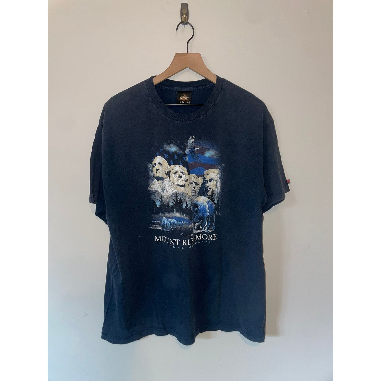 Vintage Vintage Mount Rushmore Shirt National Memorial Blue Tee XL Size US XL / EU 56 / 4 - 1 Thumbnail