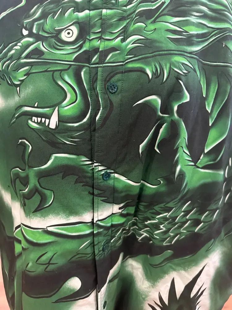 Balenciaga Balenciaga Sz 44 Balenciaga 19SS Dragon Print Shirt-2506 Size US S / EU 44-46 / 1 - 4 Thumbnail