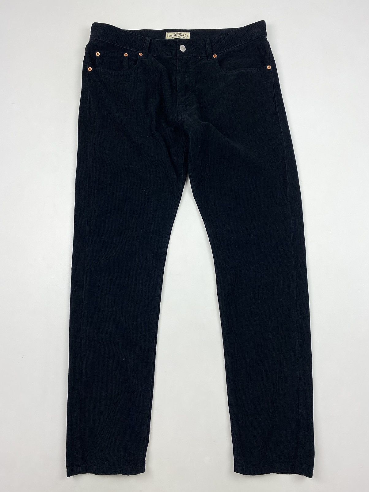 Belstaff Belstaff Corduroy Black Pants Size US 35 - 1 Thumbnail