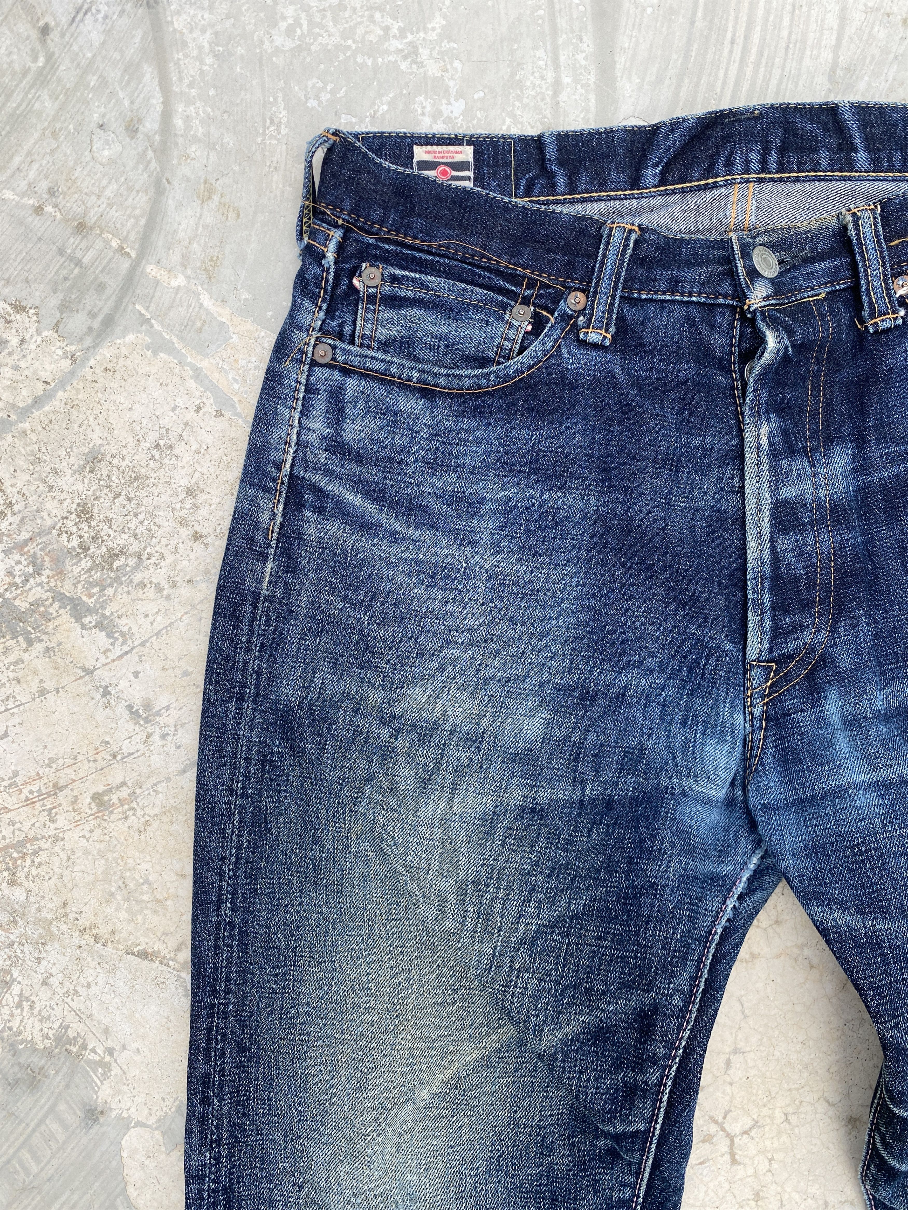 Japanese Brand Momotaro Selvedge Jeans Size US 33 - 3 Thumbnail