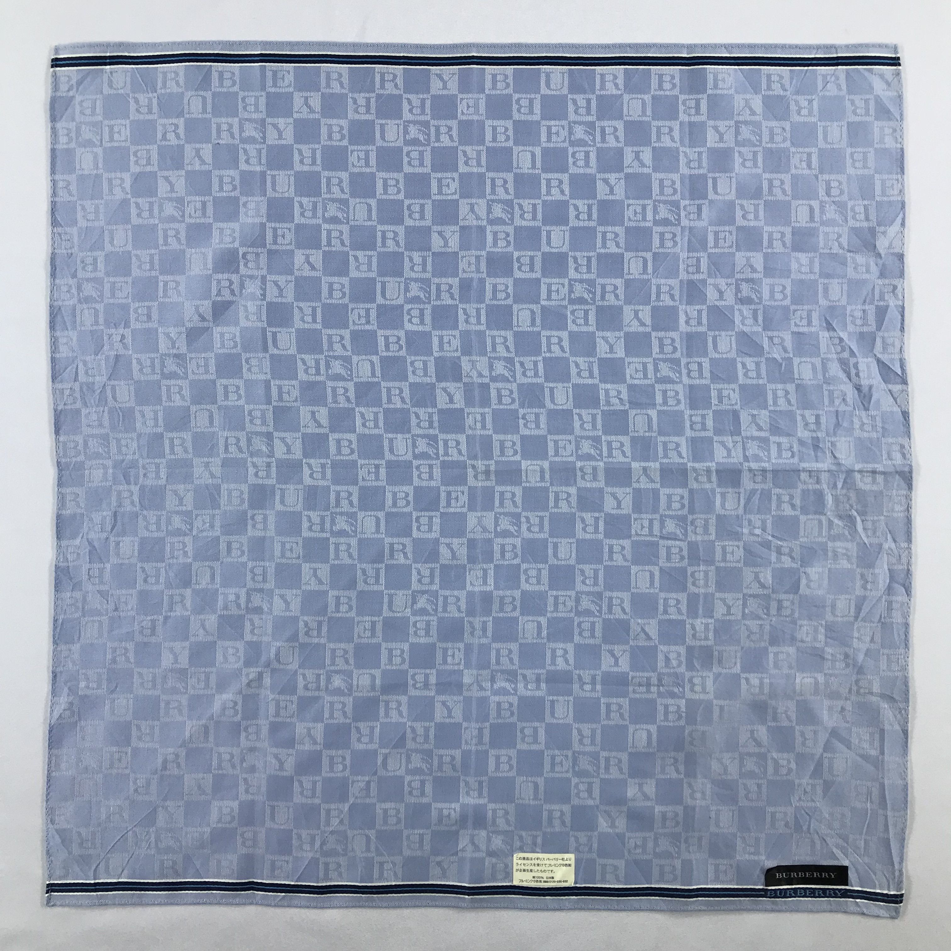 Burberry × Vintage Burberry Bandana / Handkerchief / Neckerchief - S2448 Size ONE SIZE - 1 Thumbnail