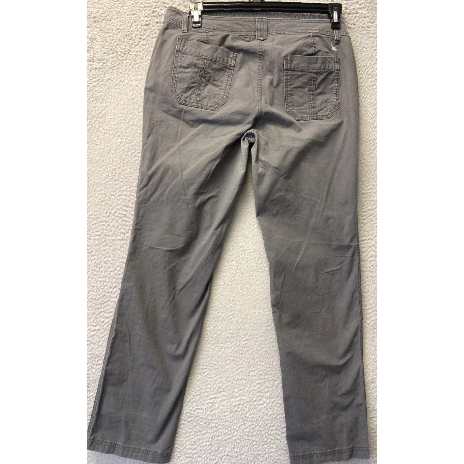Eddie Bauer VINTAGE? Eddie Bauer Pants Gray Size 8 Women Slim/Straight Leg 28 Inseam Regular Cotton Blend Casual Womens Size 30" / US 8 / IT 44 - 6 Thumbnail