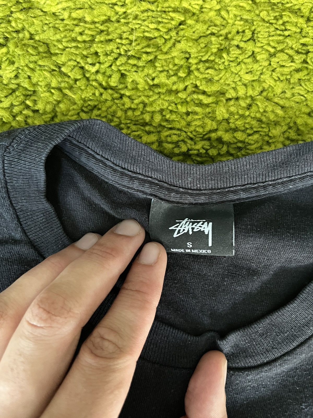 Stussy × Vintage Stussy centre knit logo longsleeve t-shirt Size US S / EU 44-46 / 1 - 4 Thumbnail