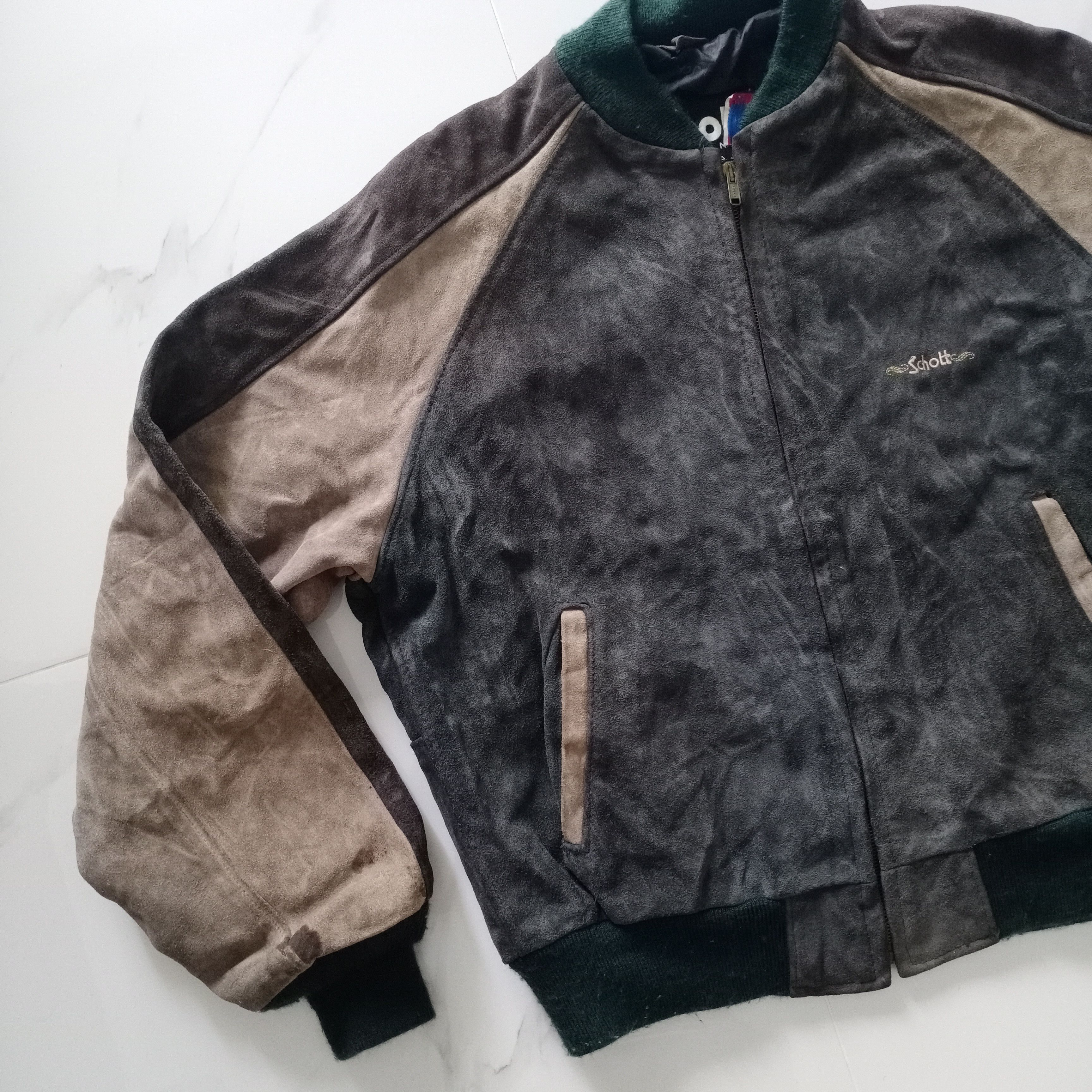 Schott Schott NYC Made in USA Leather Jacket Size 42 Size US L / EU 52-54 / 3 - 3 Thumbnail