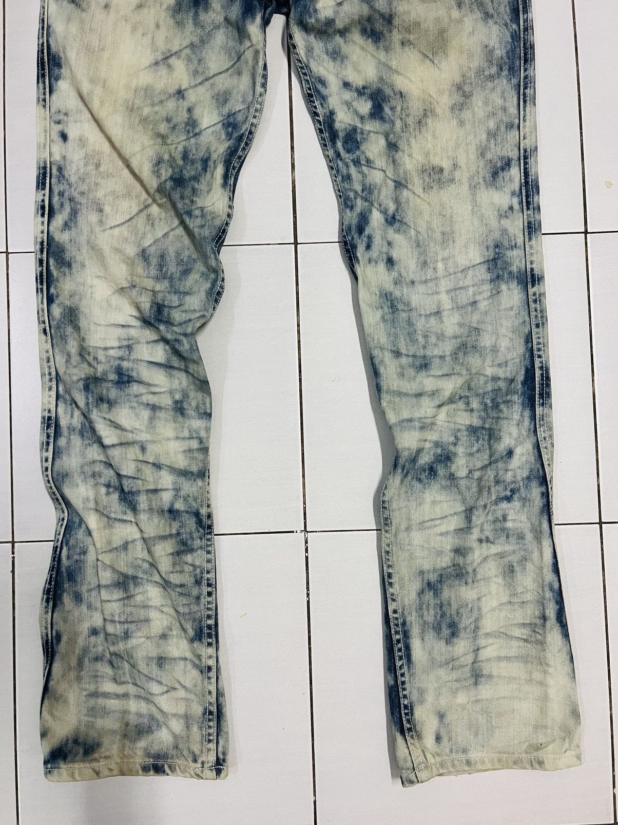 Hysteric Glamour × Japanese Brand × semanticdesign Vintage Acid Wash Semantic Design Denim Jeans Size US 34 / EU 50 - 4 Thumbnail