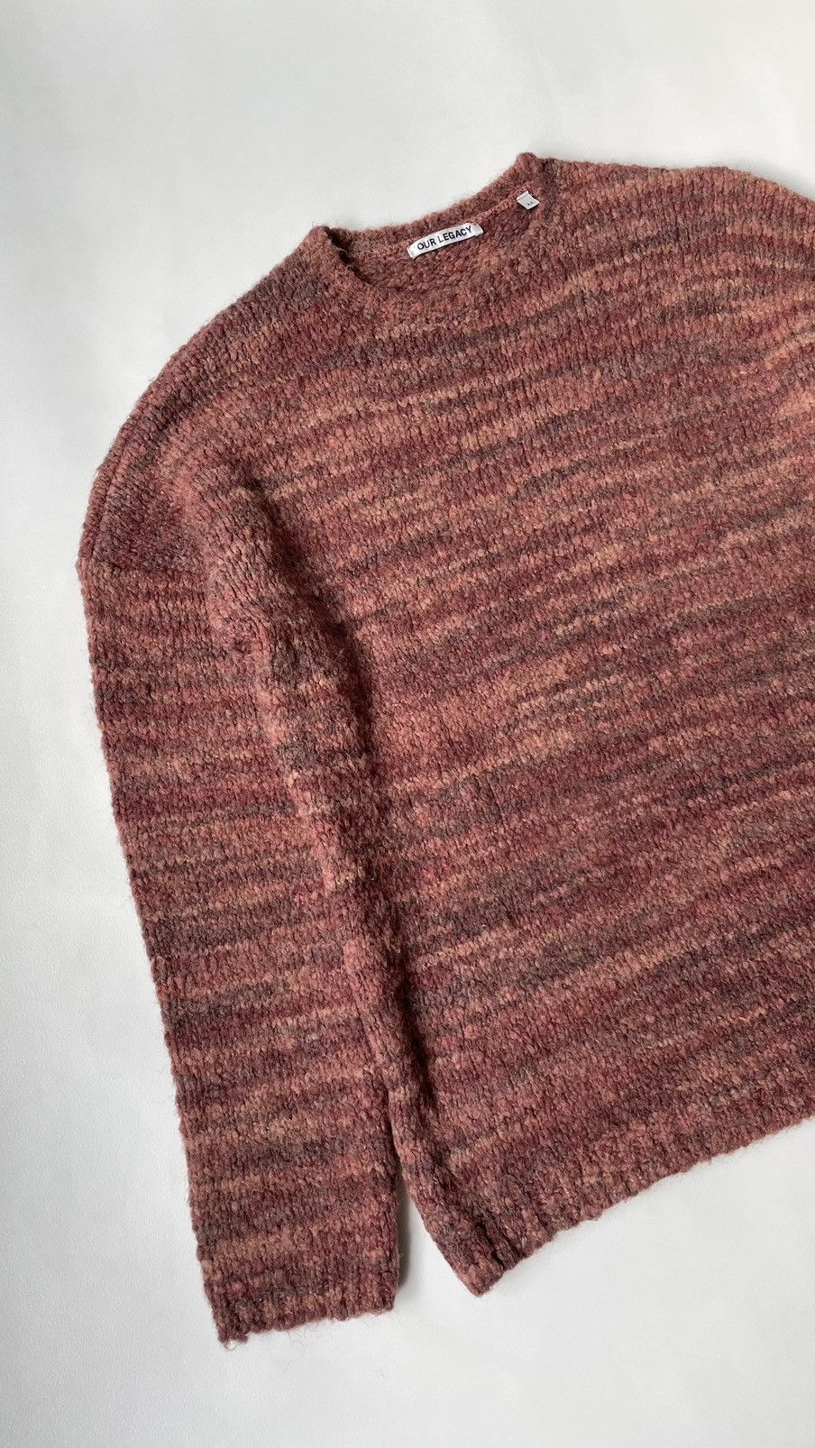 Our Legacy Pink Boucle ‘Popover’ Sweater Size US S / EU 44-46 / 1 - 5 Thumbnail