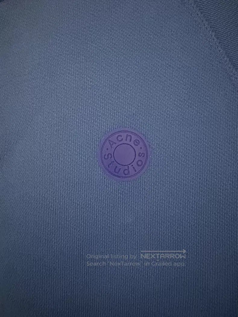 Acne Studios Acne Studios Blue Sweatshirt with Letter Print on Sleeves, Size XXS / US 00 / IT 34 - 3 Thumbnail