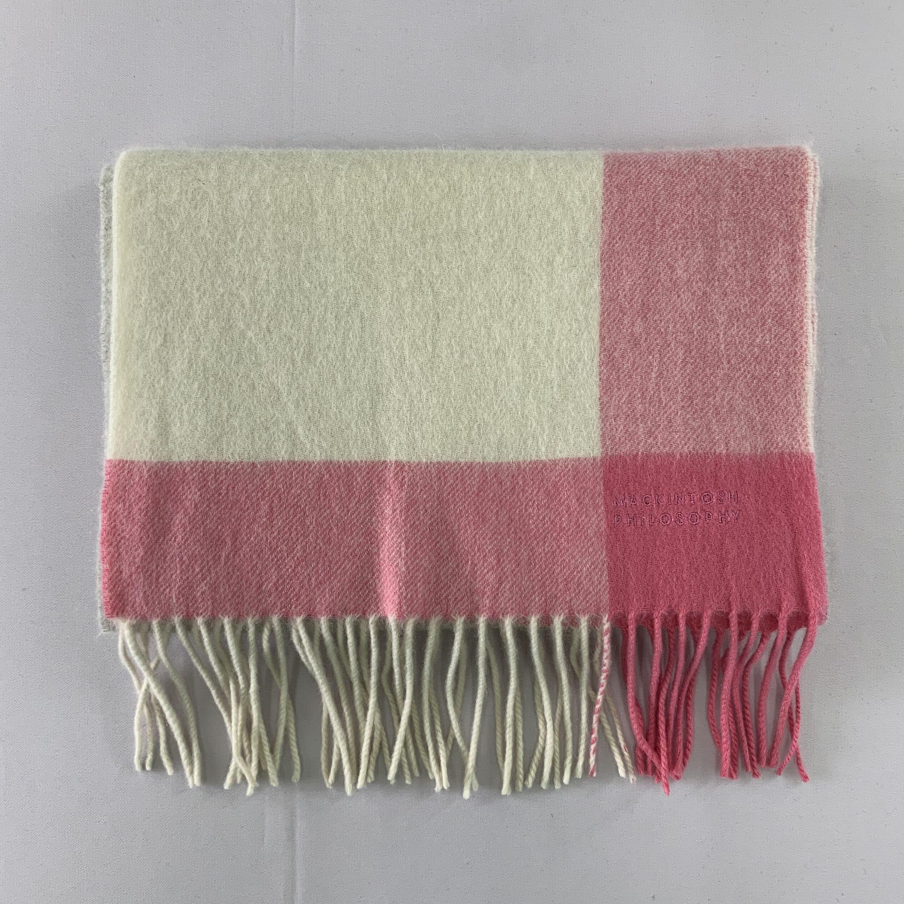 Mackintosh Mackintosh Philosophy Scarf Wool Muffler Neck Wrap BL4281 Size ONE SIZE - 3 Thumbnail