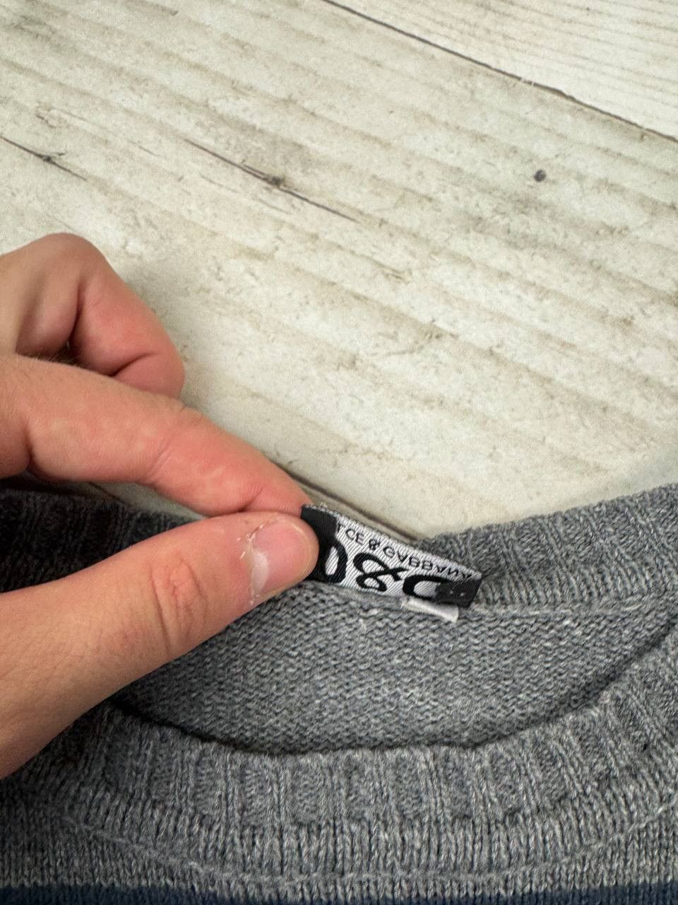 Dolce & Gabbana Vintage Dolce Gabbana Big Logo Knit Sweater Striped Size US M / EU 48-50 / 2 - 17 Thumbnail