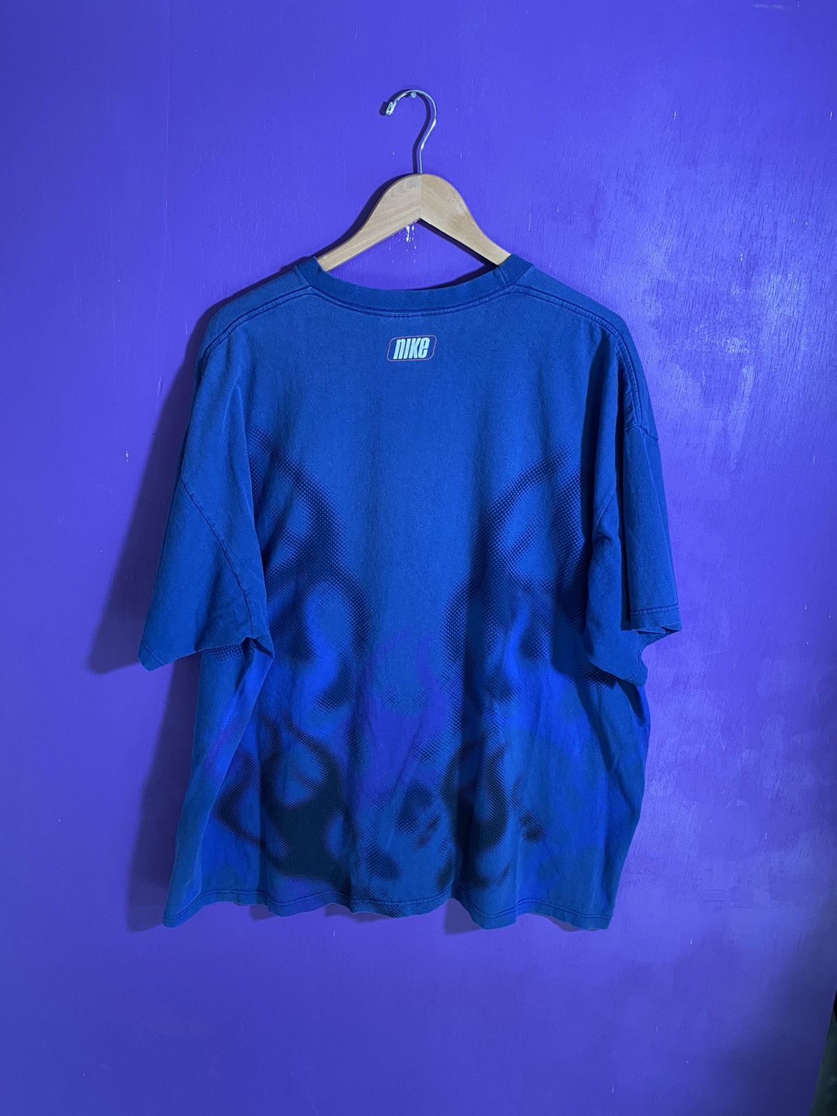 Nike × Vintage Vintage y2k Nike flames AOP faded t-shirt Size US XXL / EU 58 / 5 - 2 Thumbnail